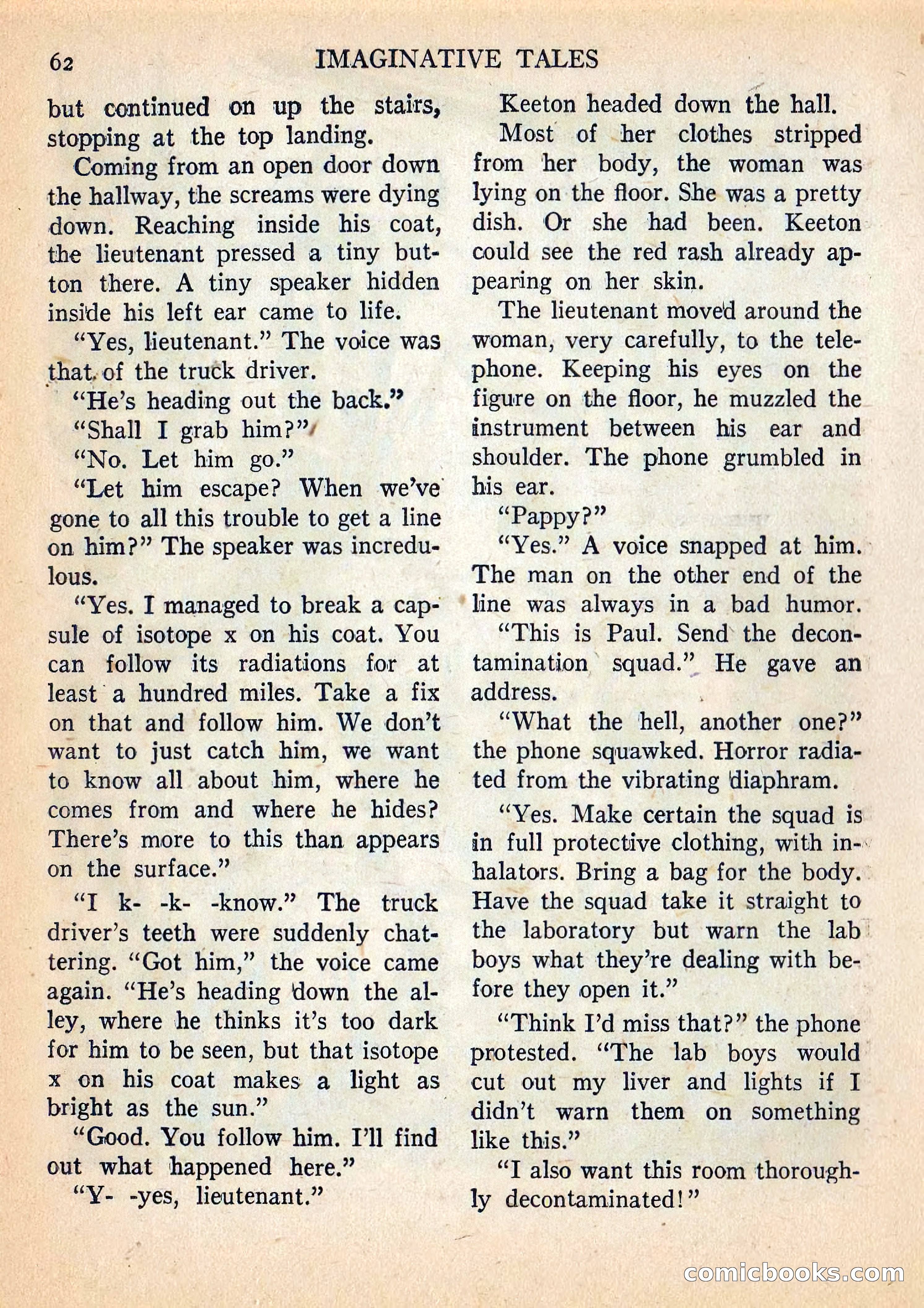 Imaginative Tales, July 1957 — page 63 of 132