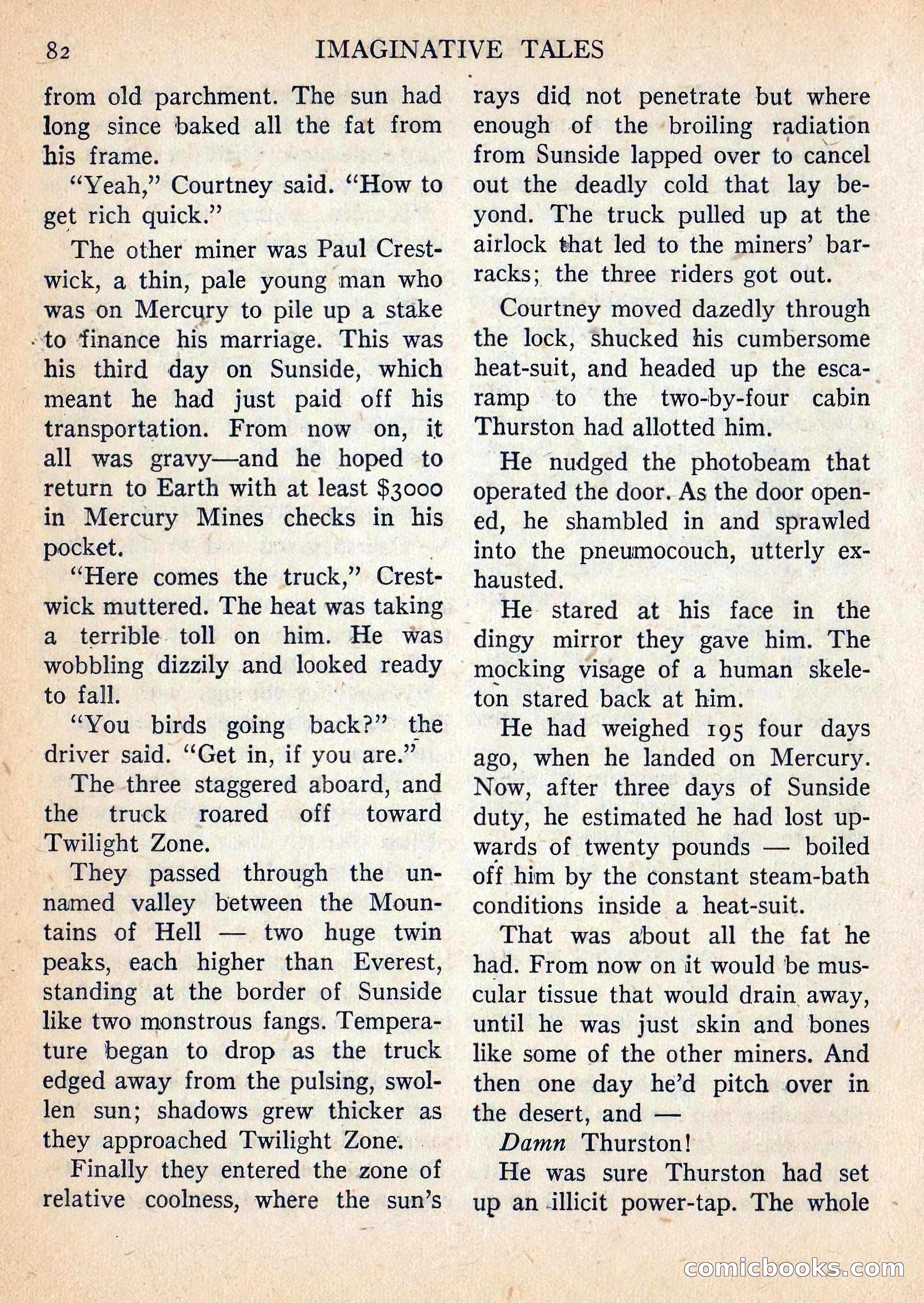 Imaginative Tales, July 1957 — page 83 of 132