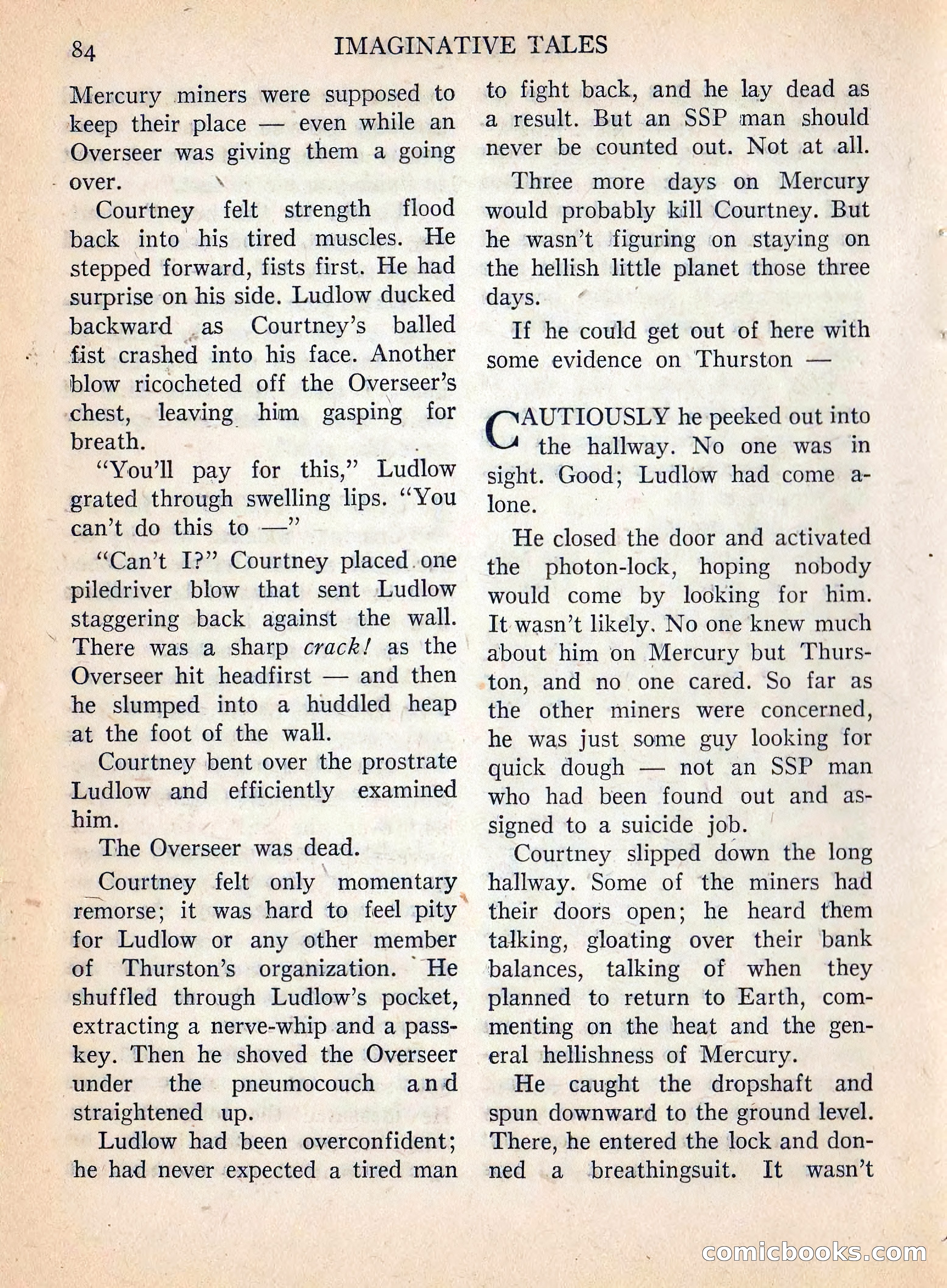 Imaginative Tales, July 1957 — page 85 of 132