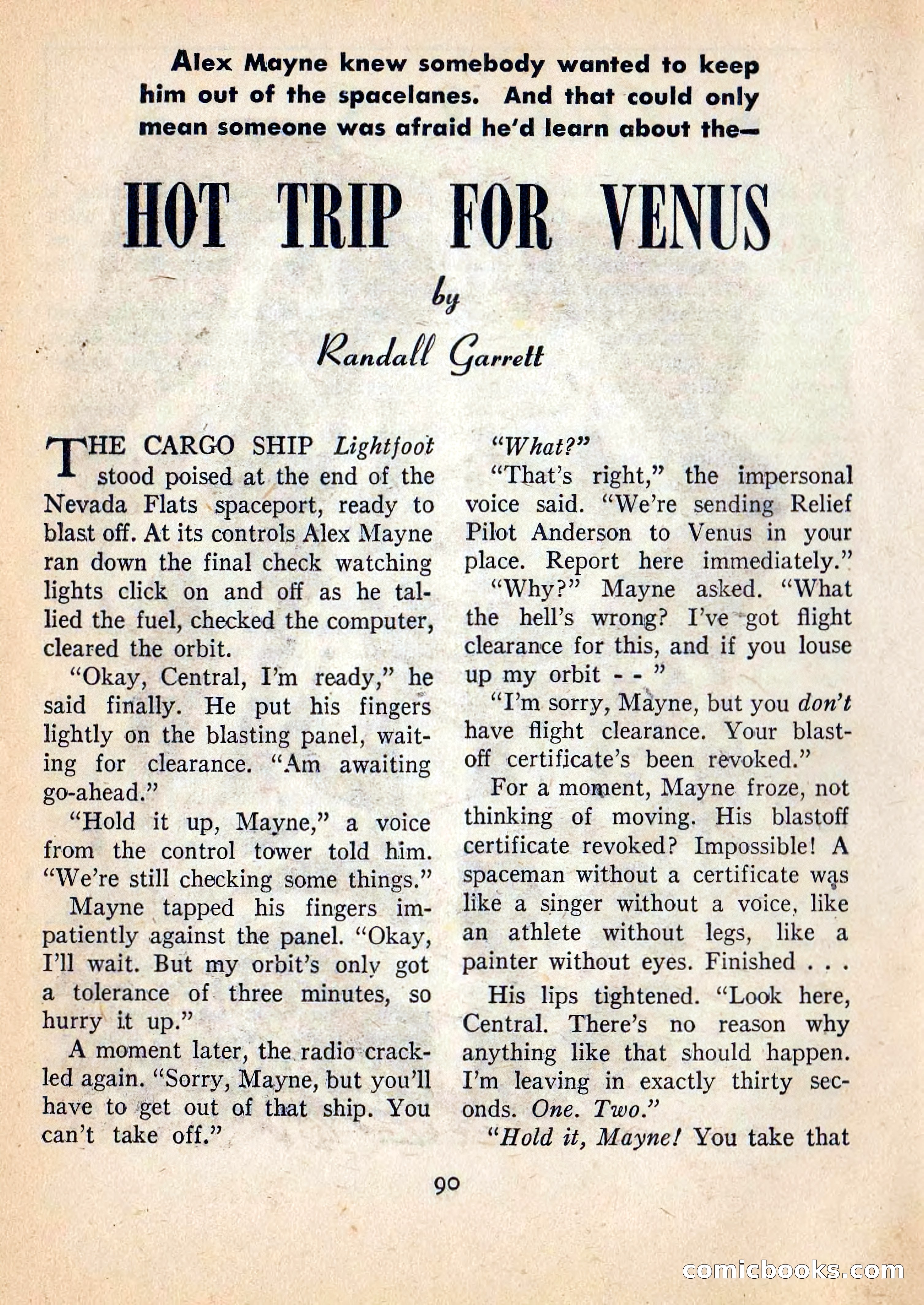 Imaginative Tales, July 1957 — page 91 of 132