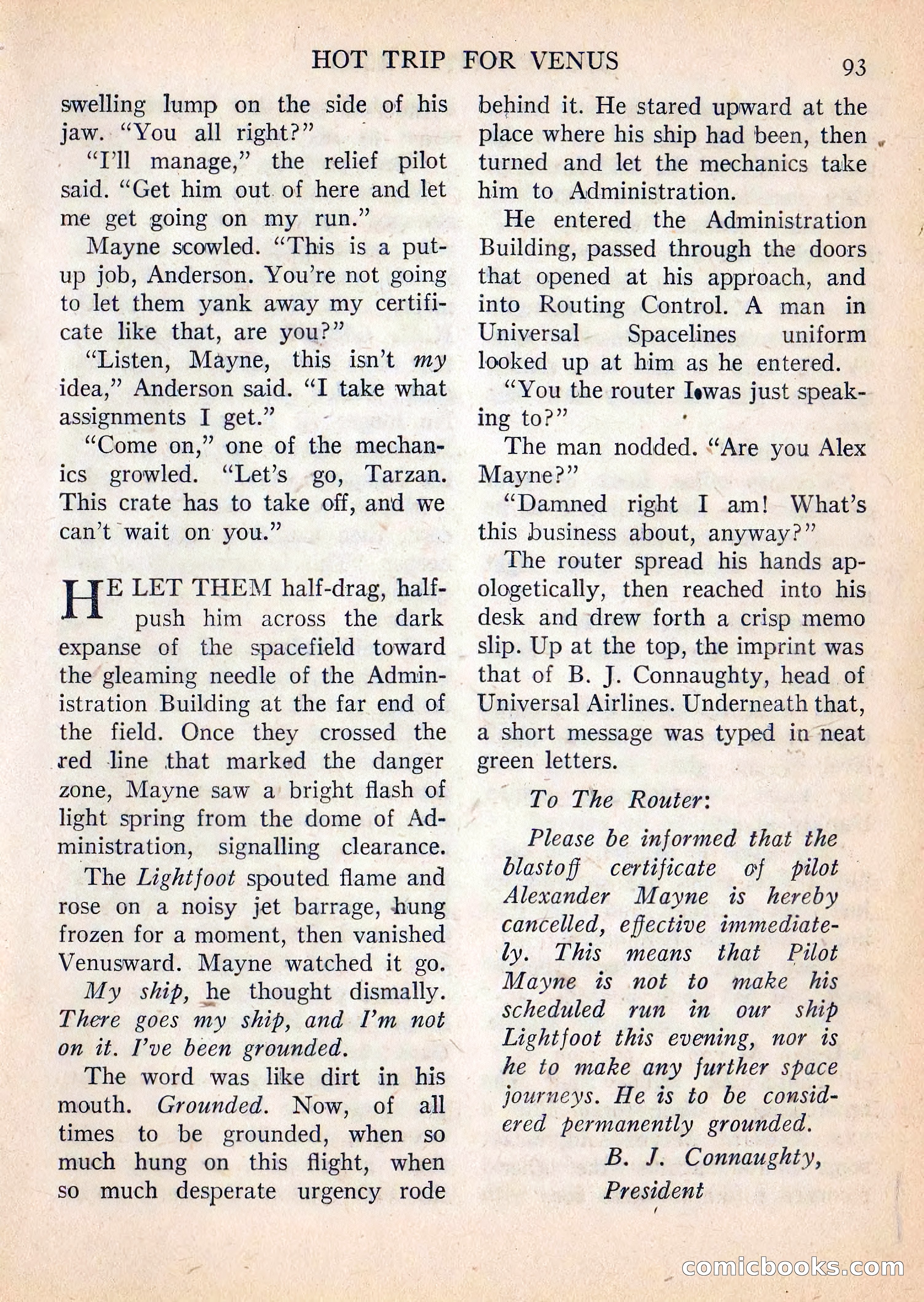 Imaginative Tales, July 1957 — page 94 of 132