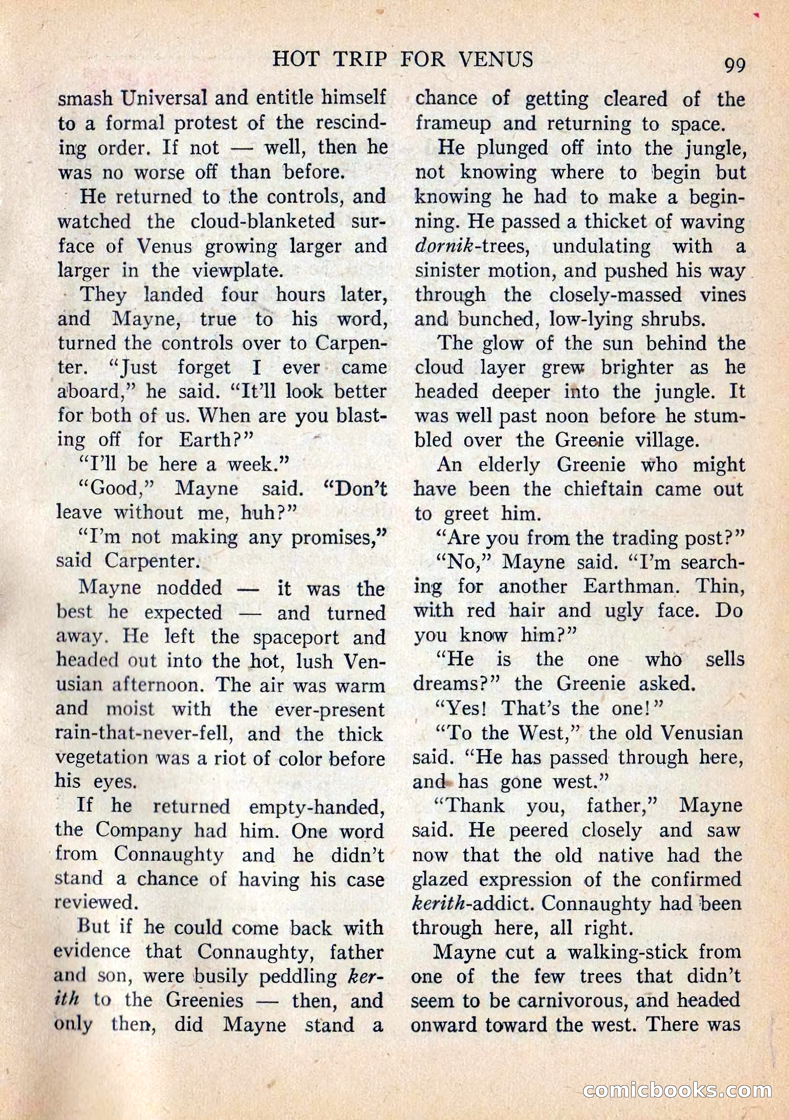 Imaginative Tales, July 1957 — page 100 of 132