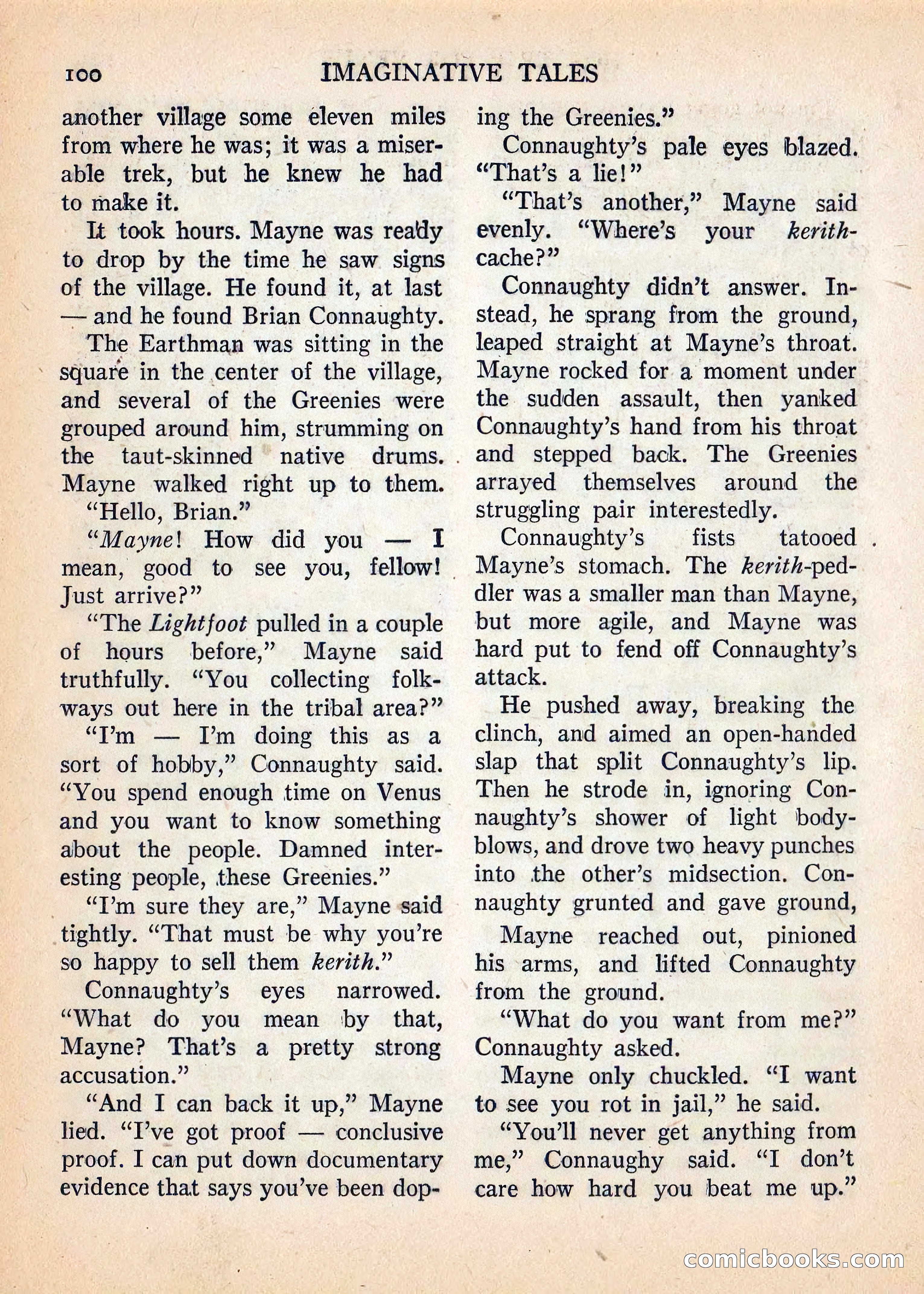 Imaginative Tales, July 1957 — page 101 of 132