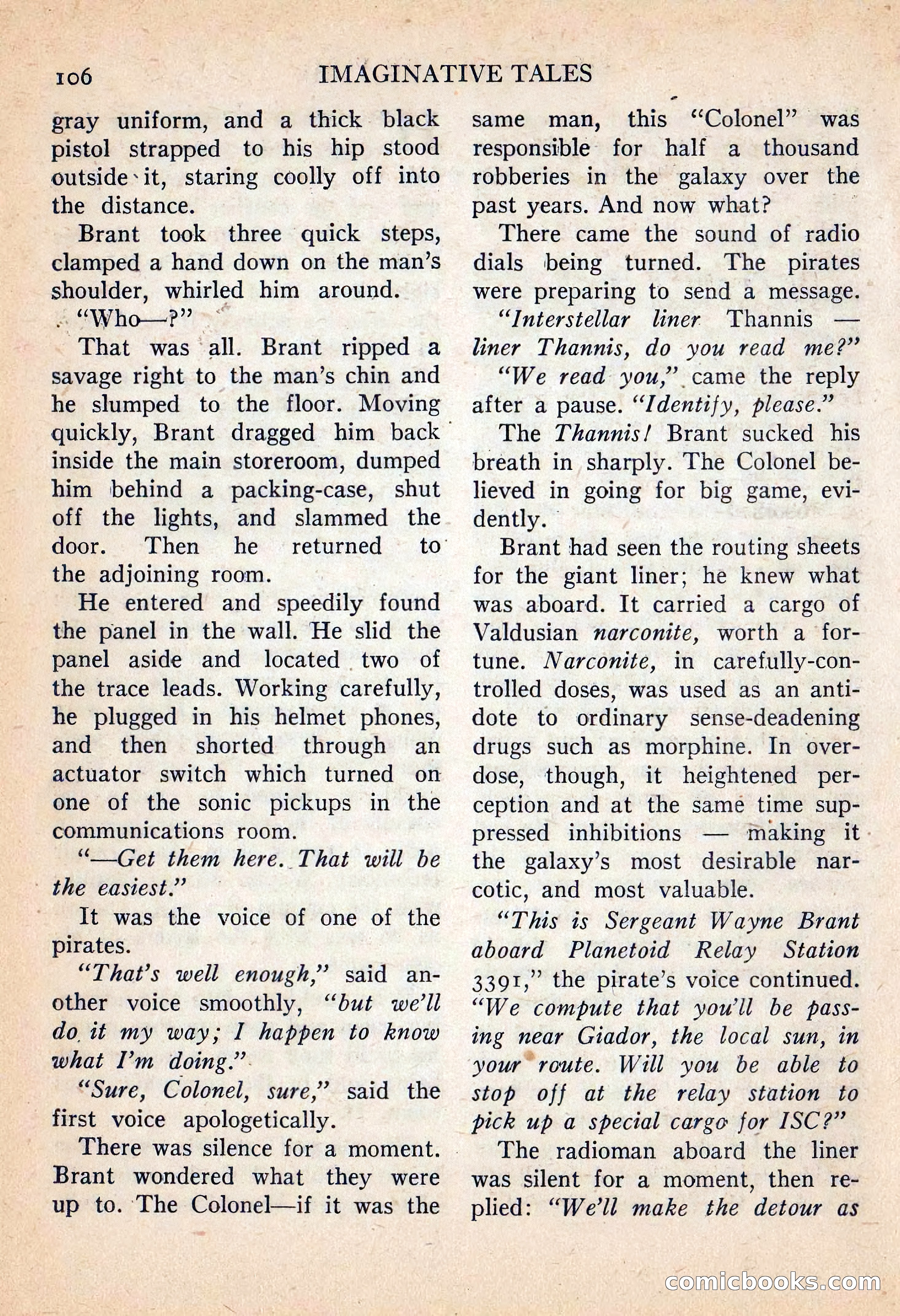 Imaginative Tales, July 1957 — page 107 of 132