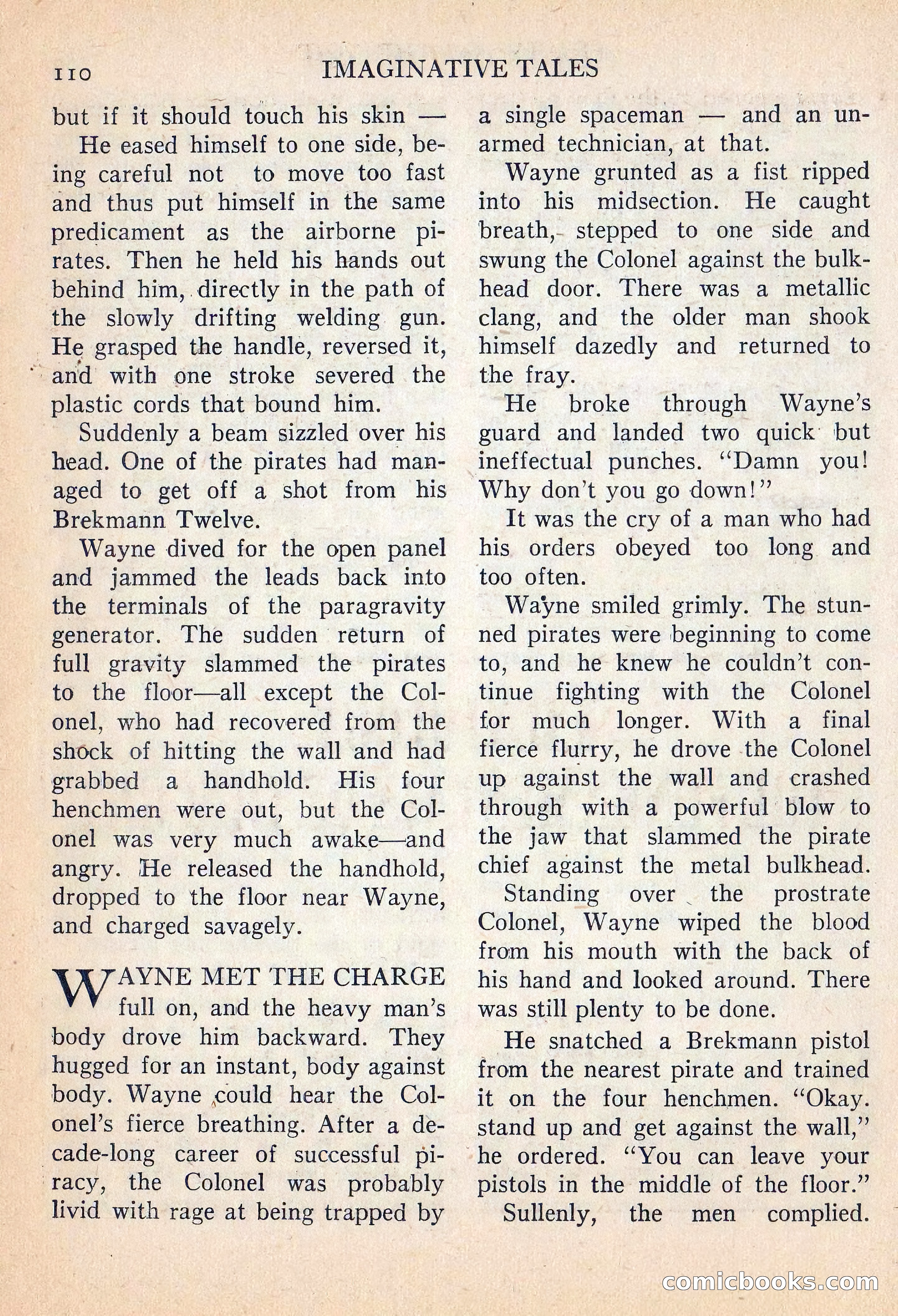 Imaginative Tales, July 1957 — page 111 of 132