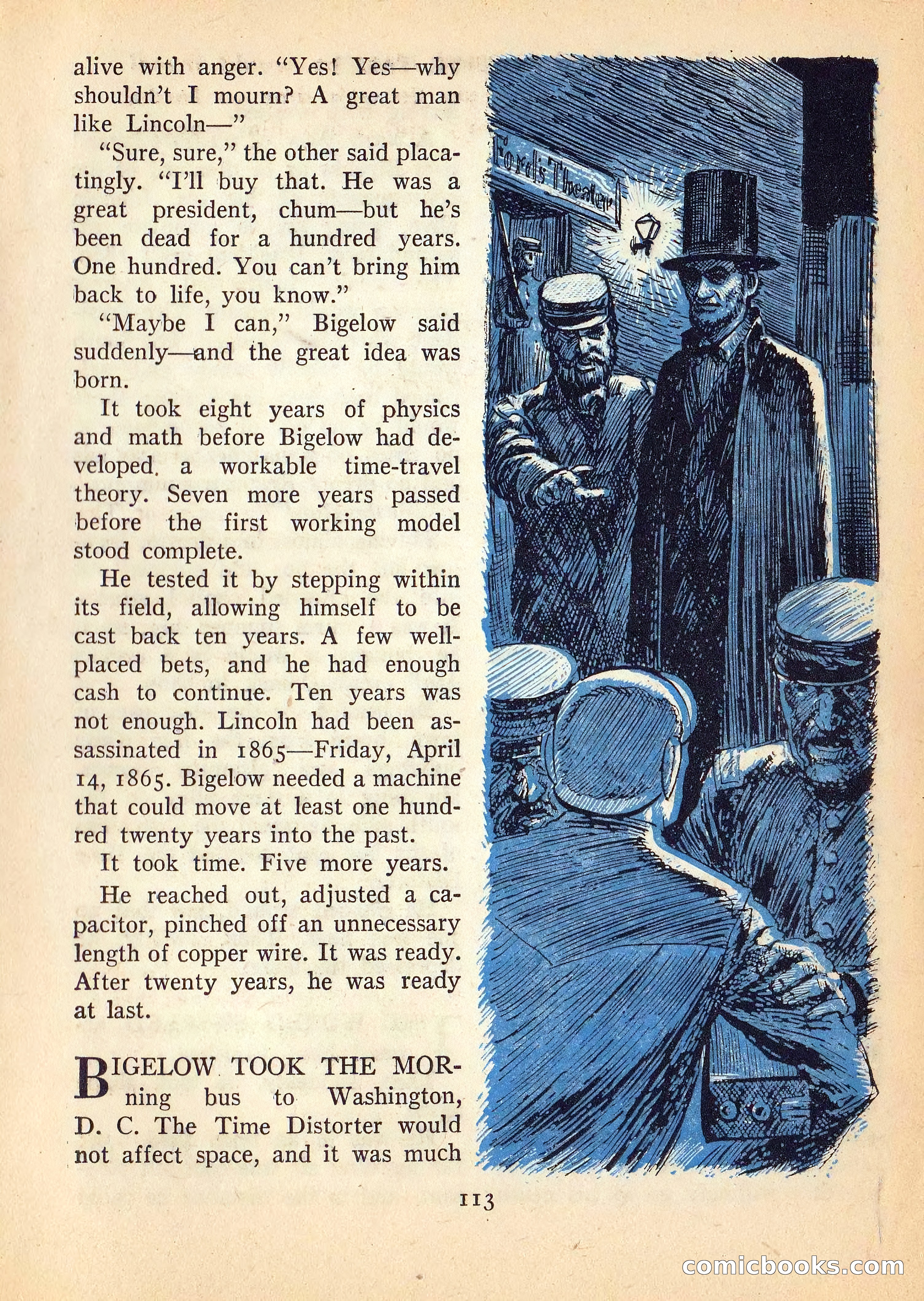 Imaginative Tales, July 1957 — page 114 of 132