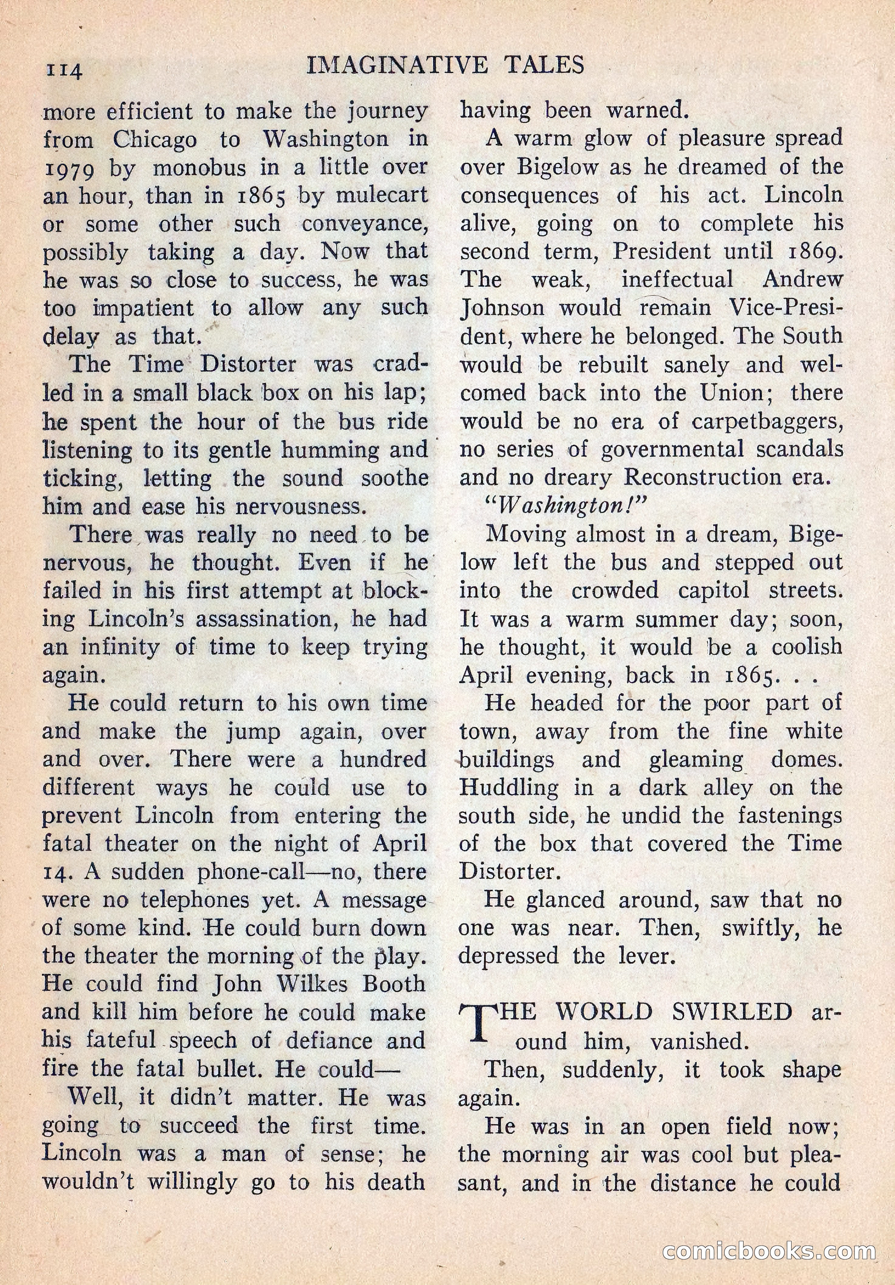 Imaginative Tales, July 1957 — page 115 of 132