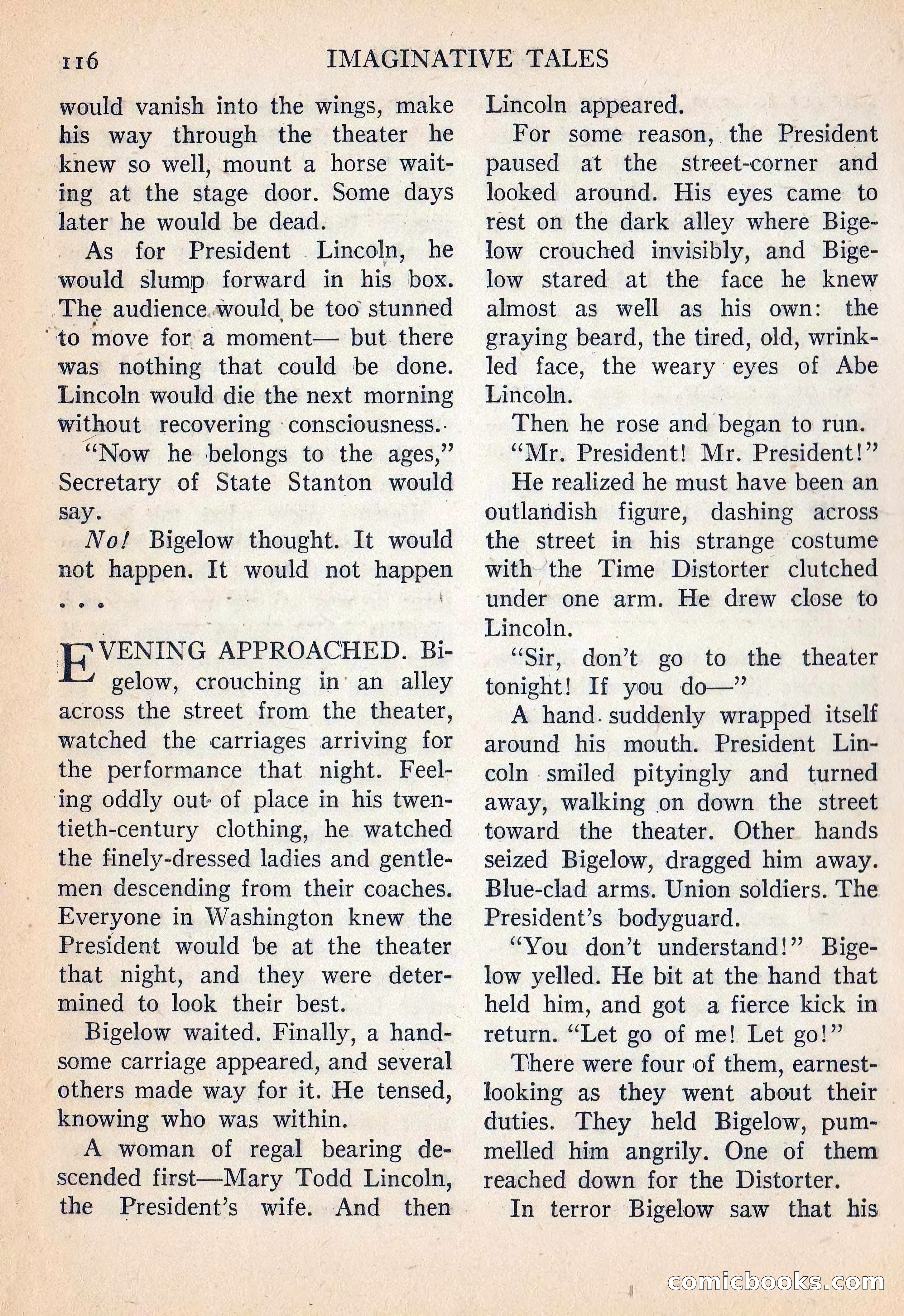 Imaginative Tales, July 1957 — page 117 of 132