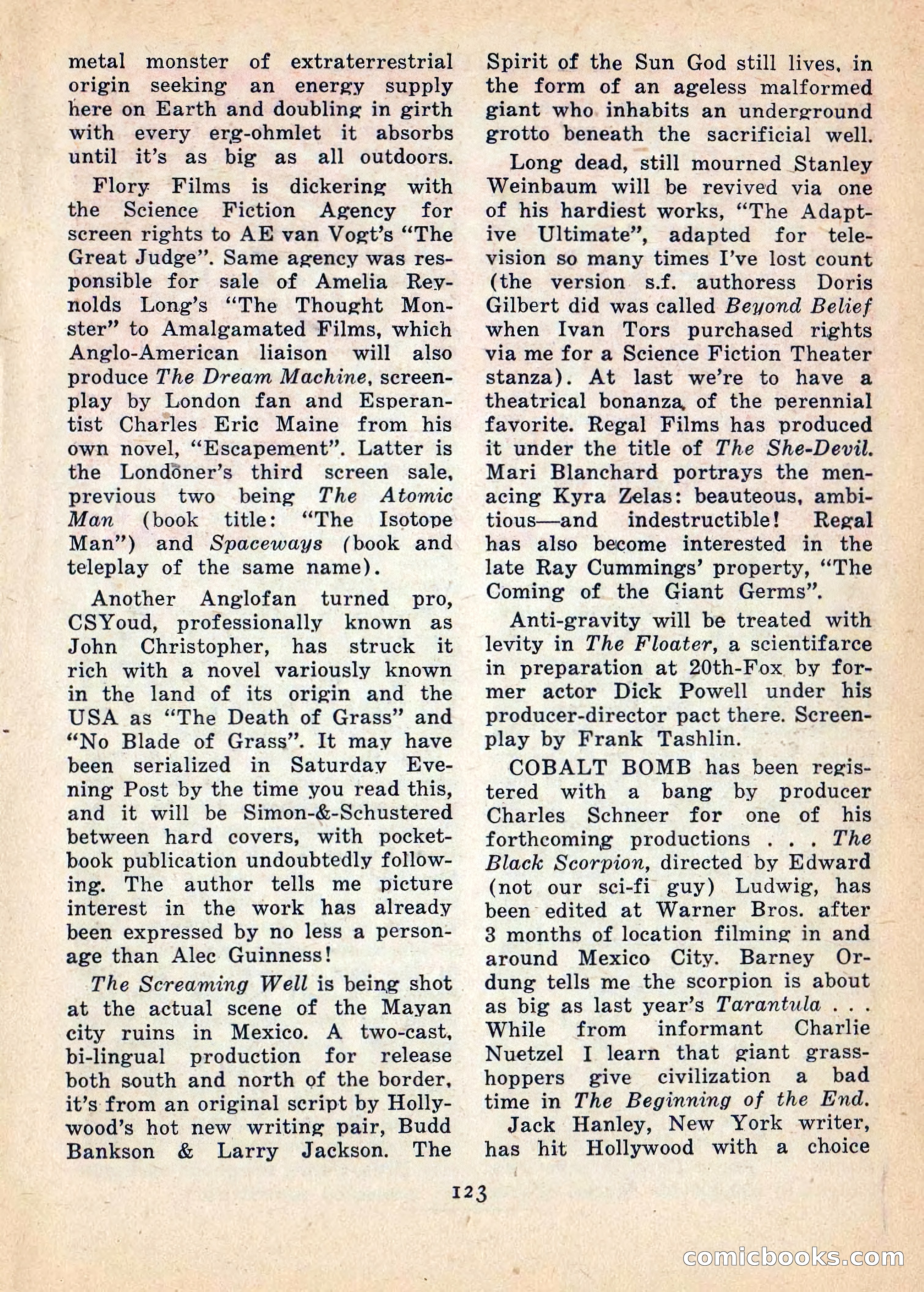 Imaginative Tales, July 1957 — page 124 of 132
