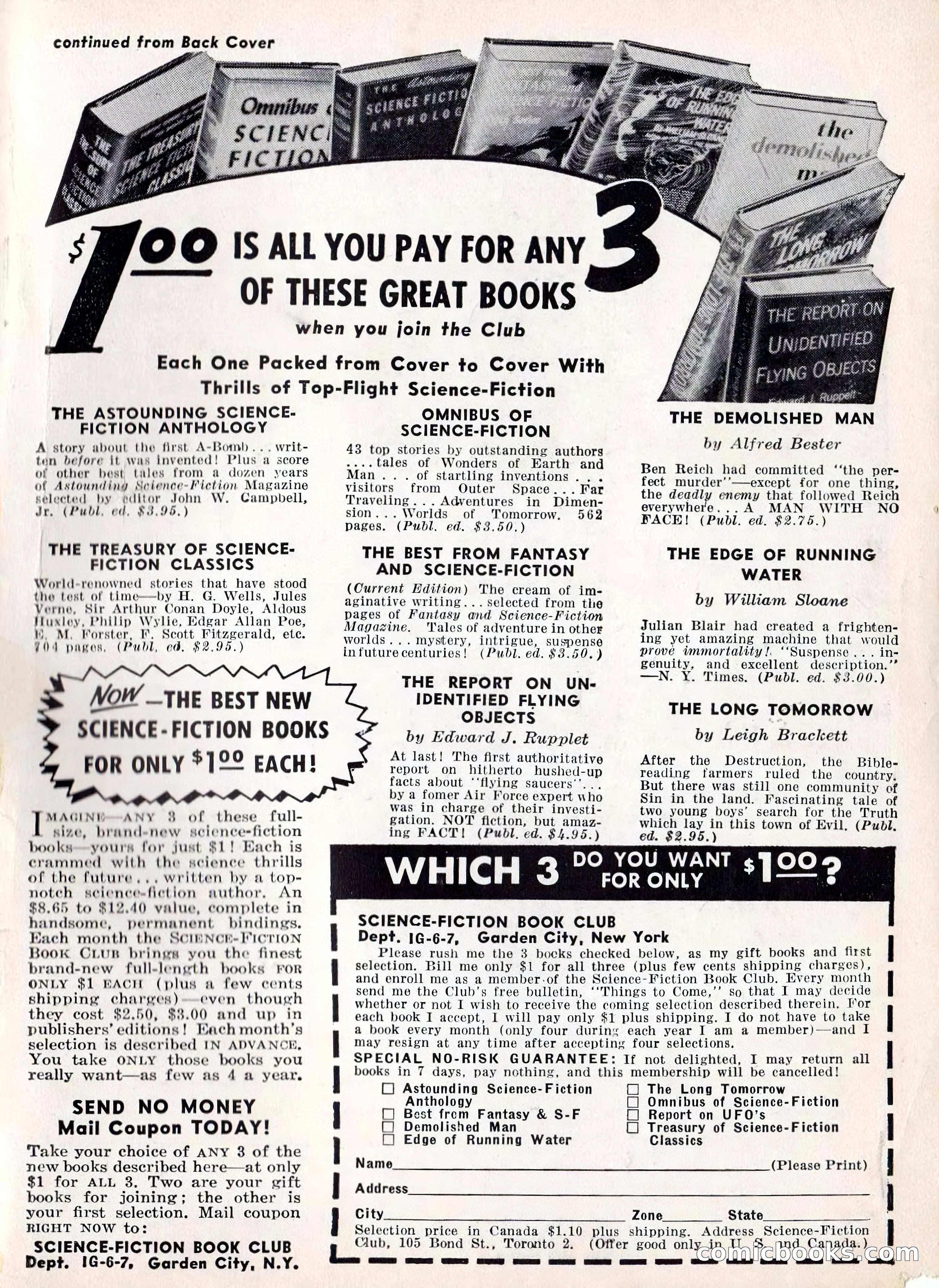 Imaginative Tales, July 1957 — page 132 of 132