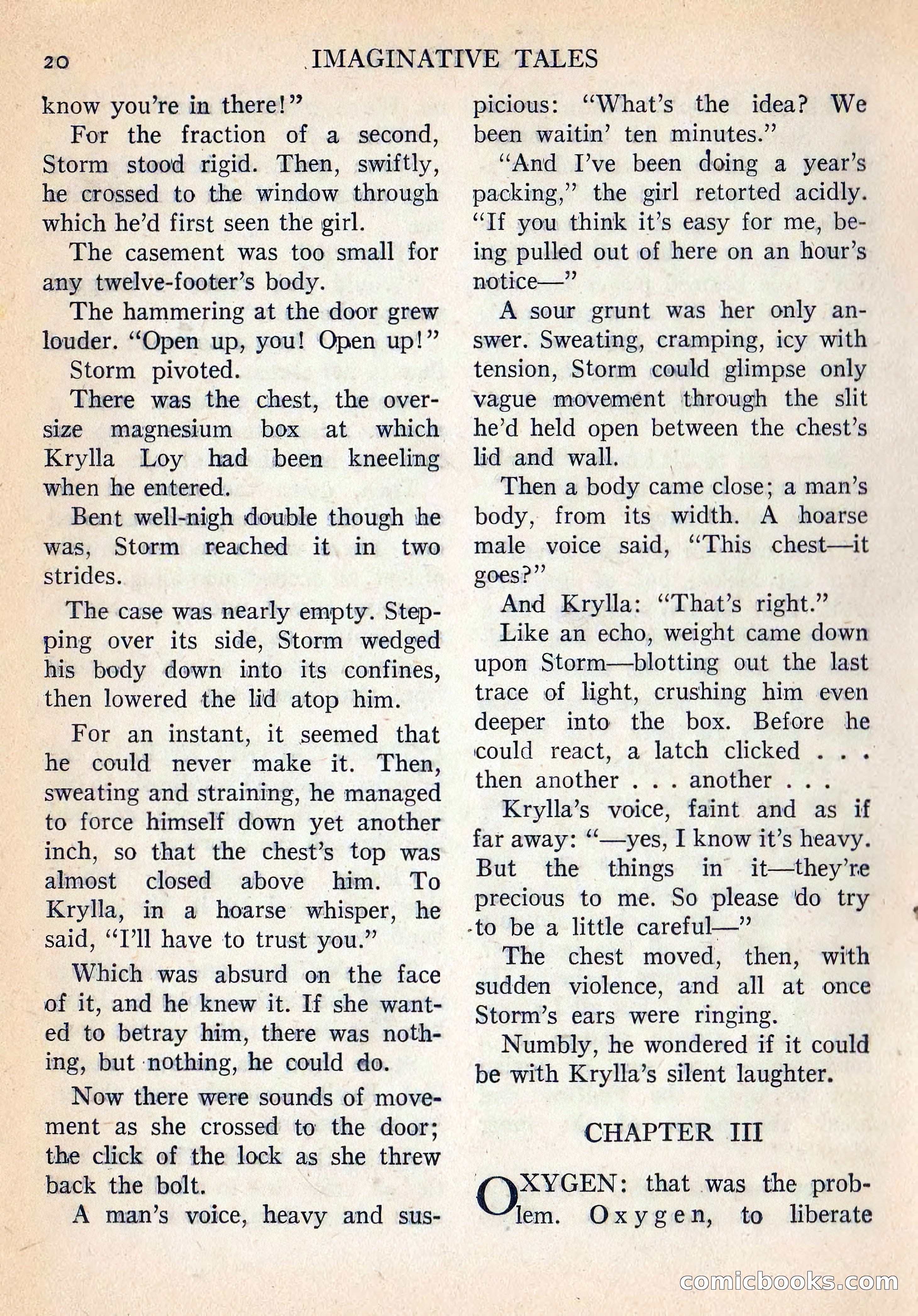Imaginative Tales, Vol. 5, No. 3 — page 21 of 132