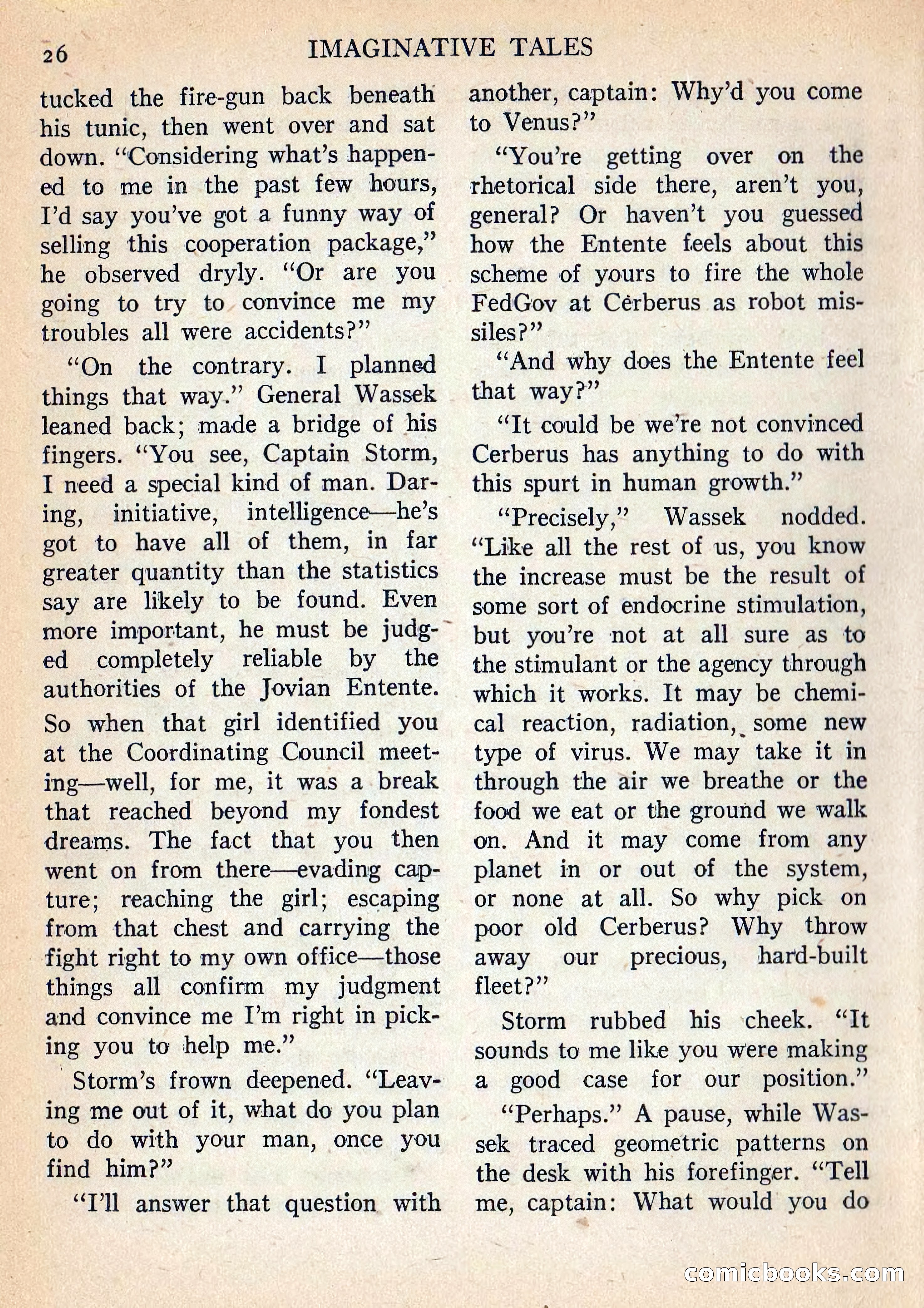 Imaginative Tales, Vol. 5, No. 3 — page 27 of 132