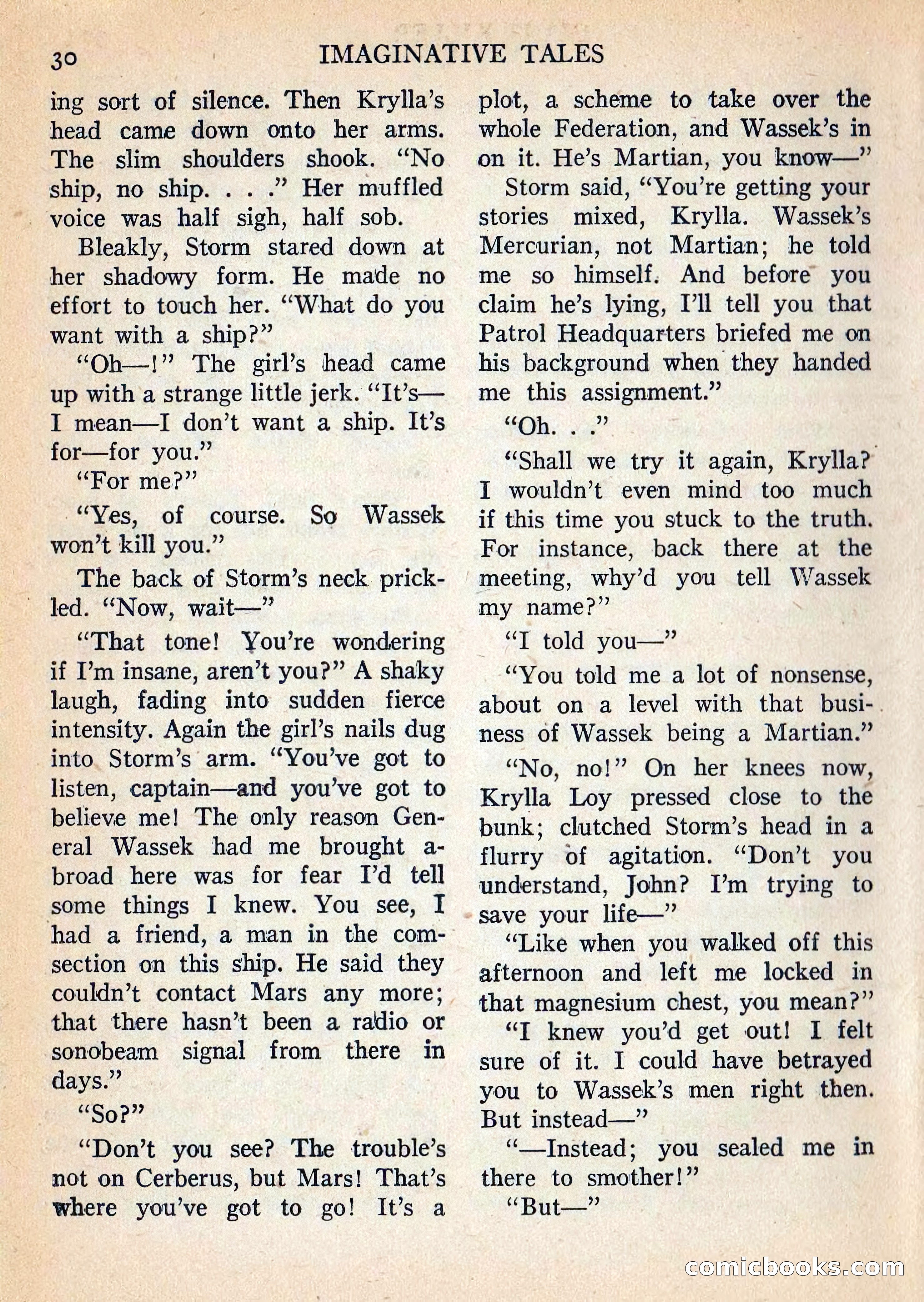 Imaginative Tales, Vol. 5, No. 3 — page 31 of 132