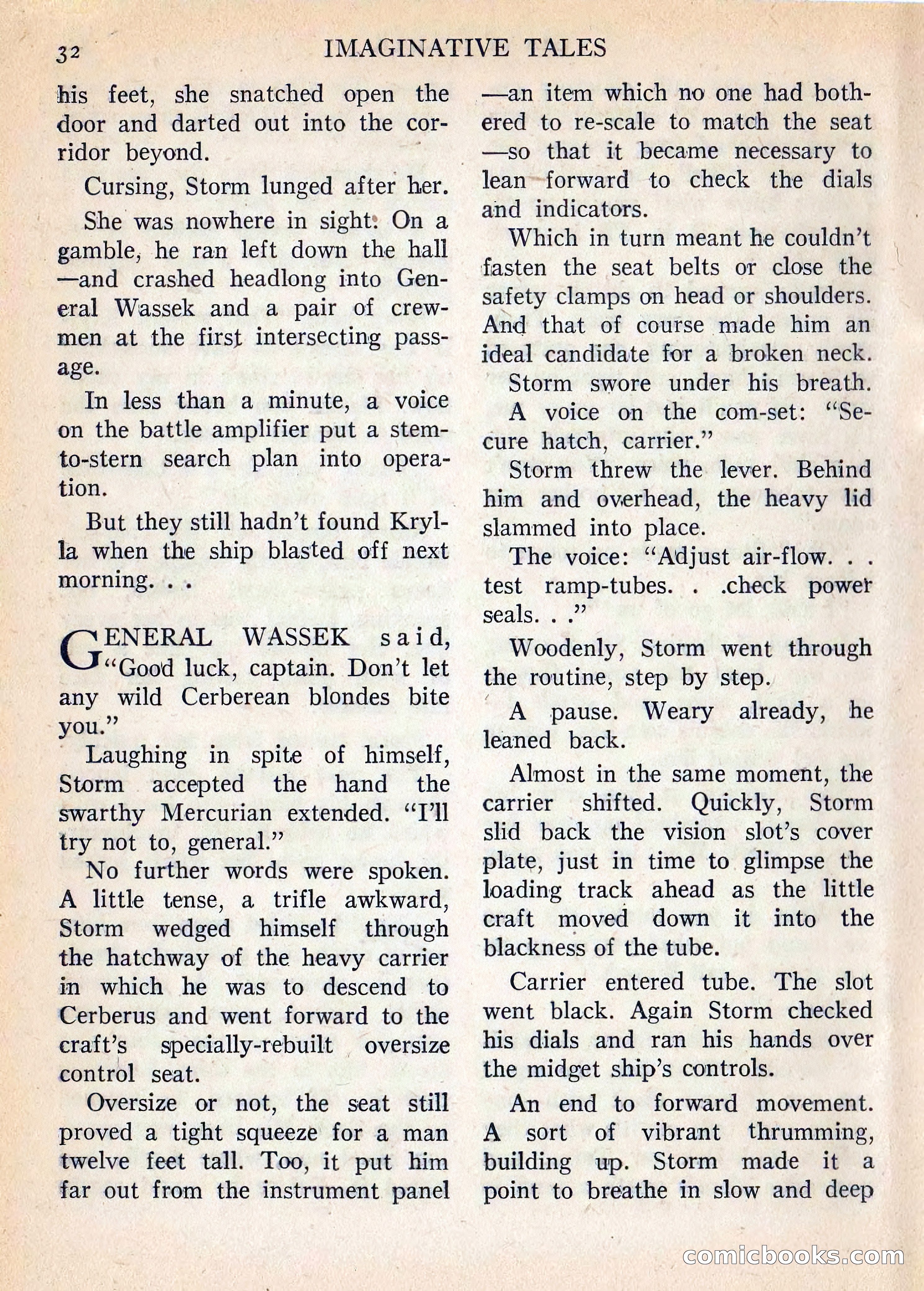 Imaginative Tales, Vol. 5, No. 3 — page 33 of 132