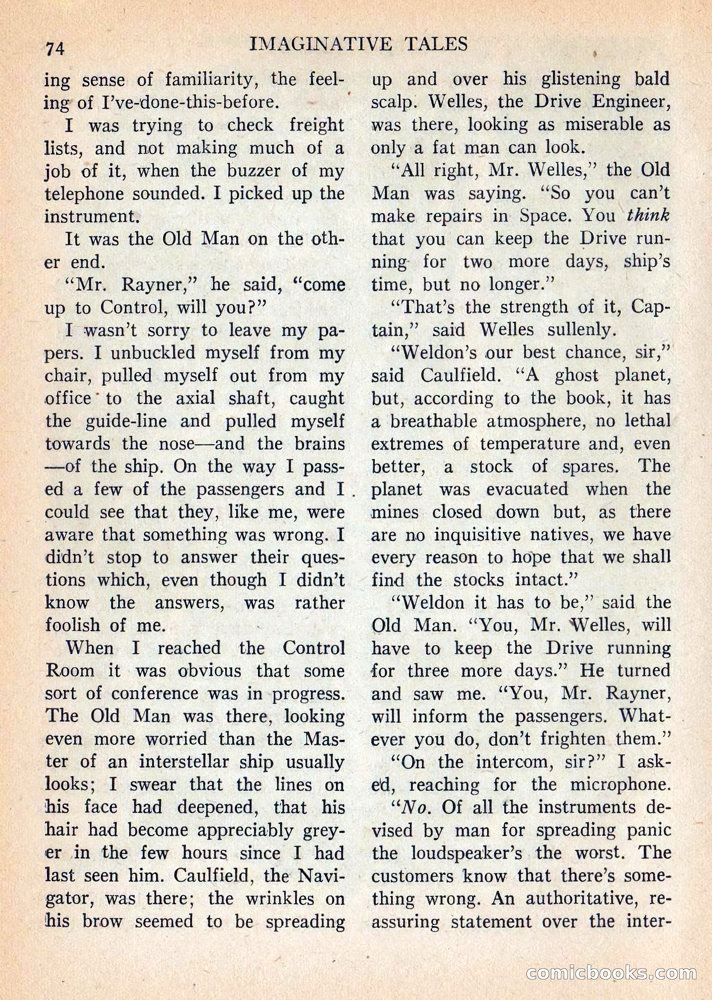 Imaginative Tales, Vol. 5, No. 3 — page 75 of 132