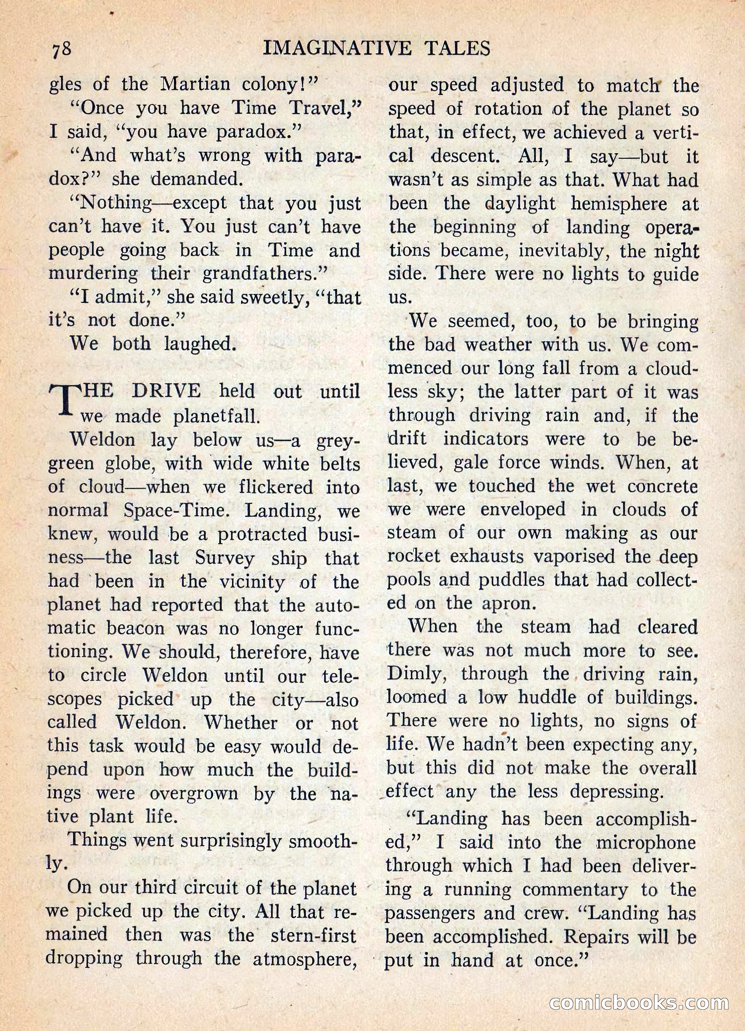 Imaginative Tales, Vol. 5, No. 3 — page 79 of 132