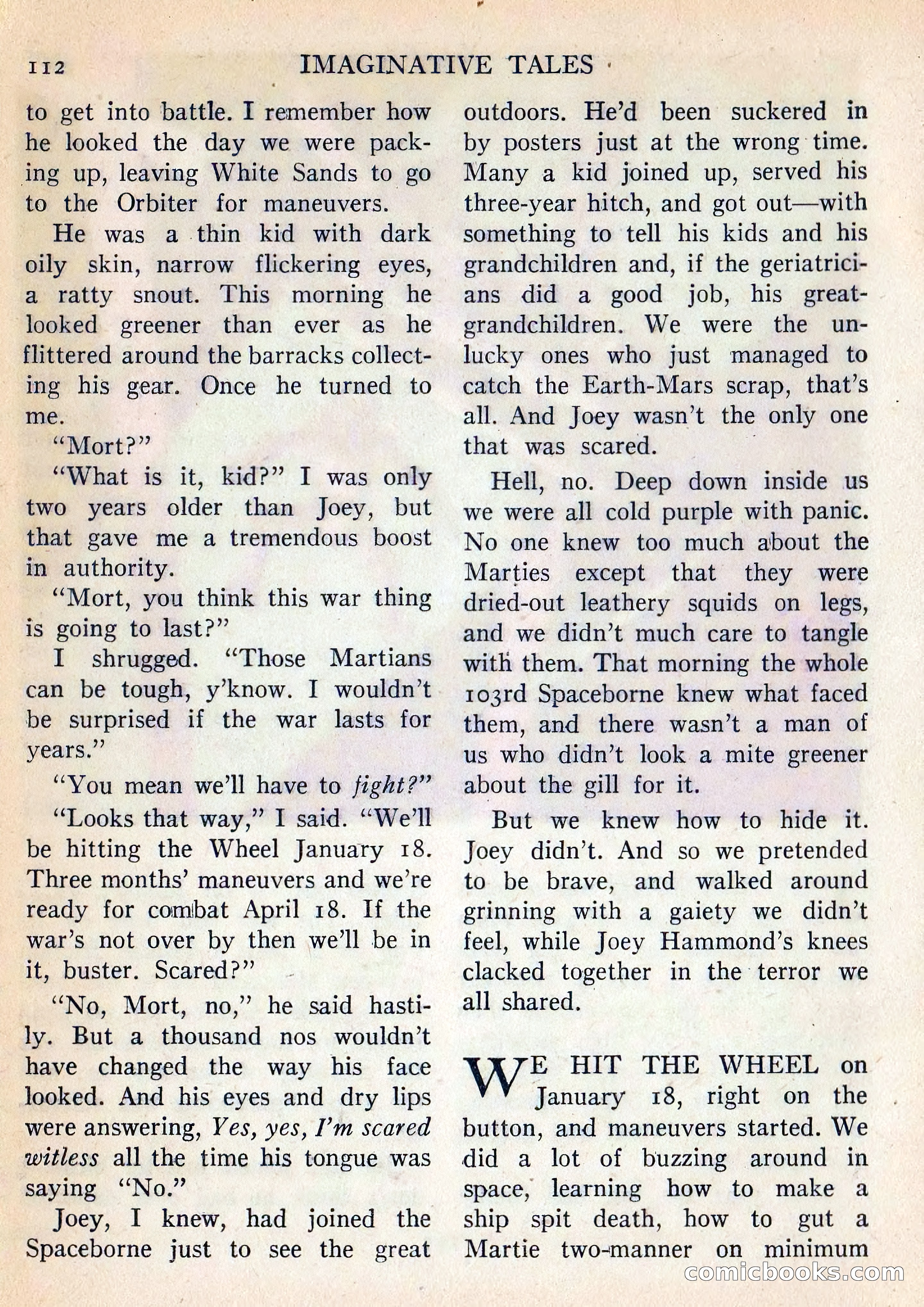 Imaginative Tales, Vol. 5, No. 3 — page 113 of 132