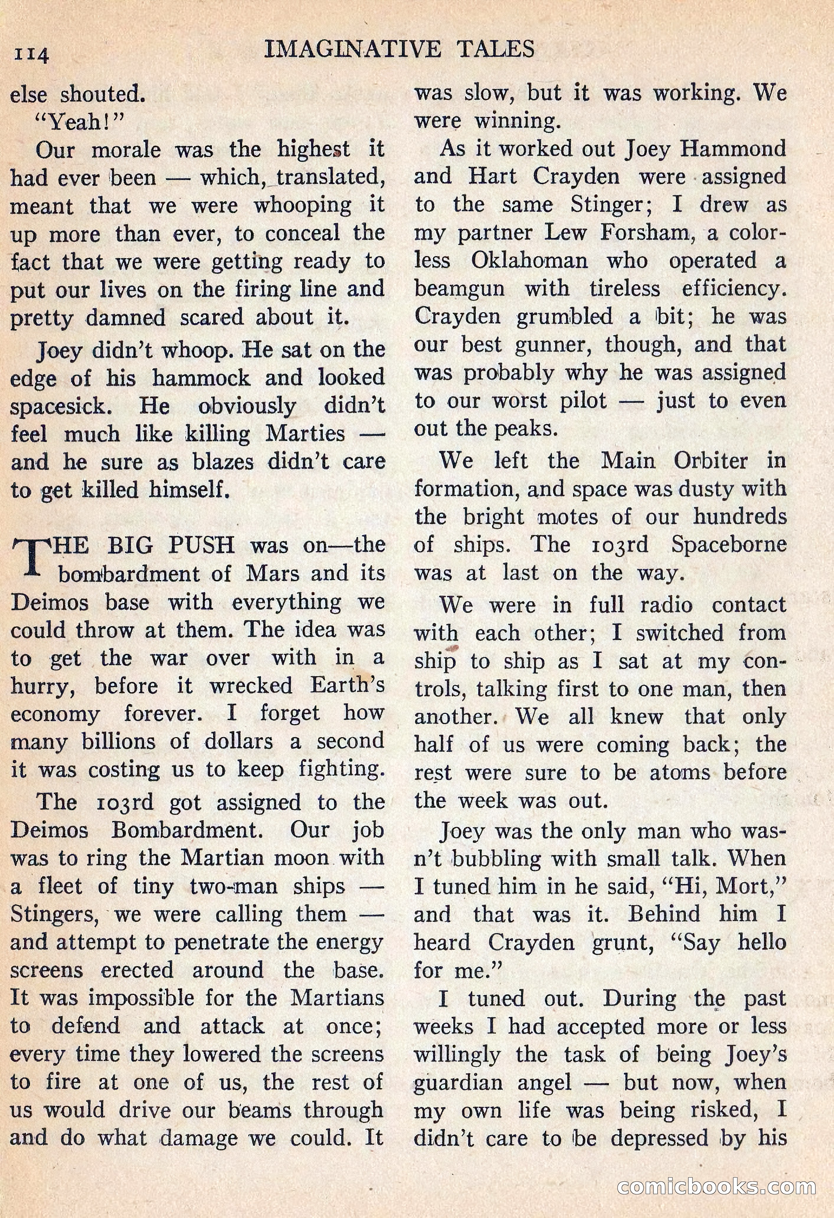 Imaginative Tales, Vol. 5, No. 3 — page 115 of 132