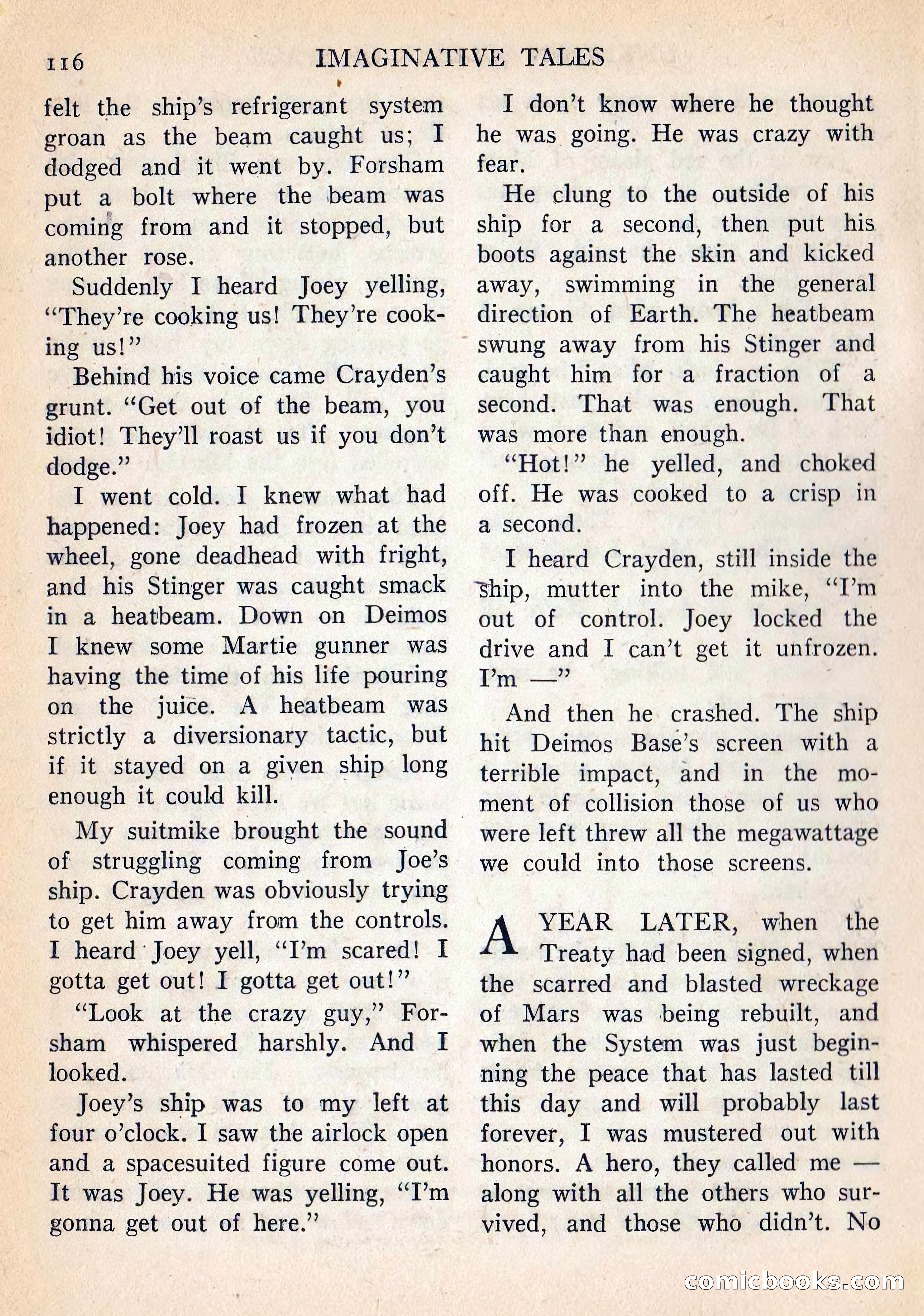 Imaginative Tales, Vol. 5, No. 3 — page 117 of 132