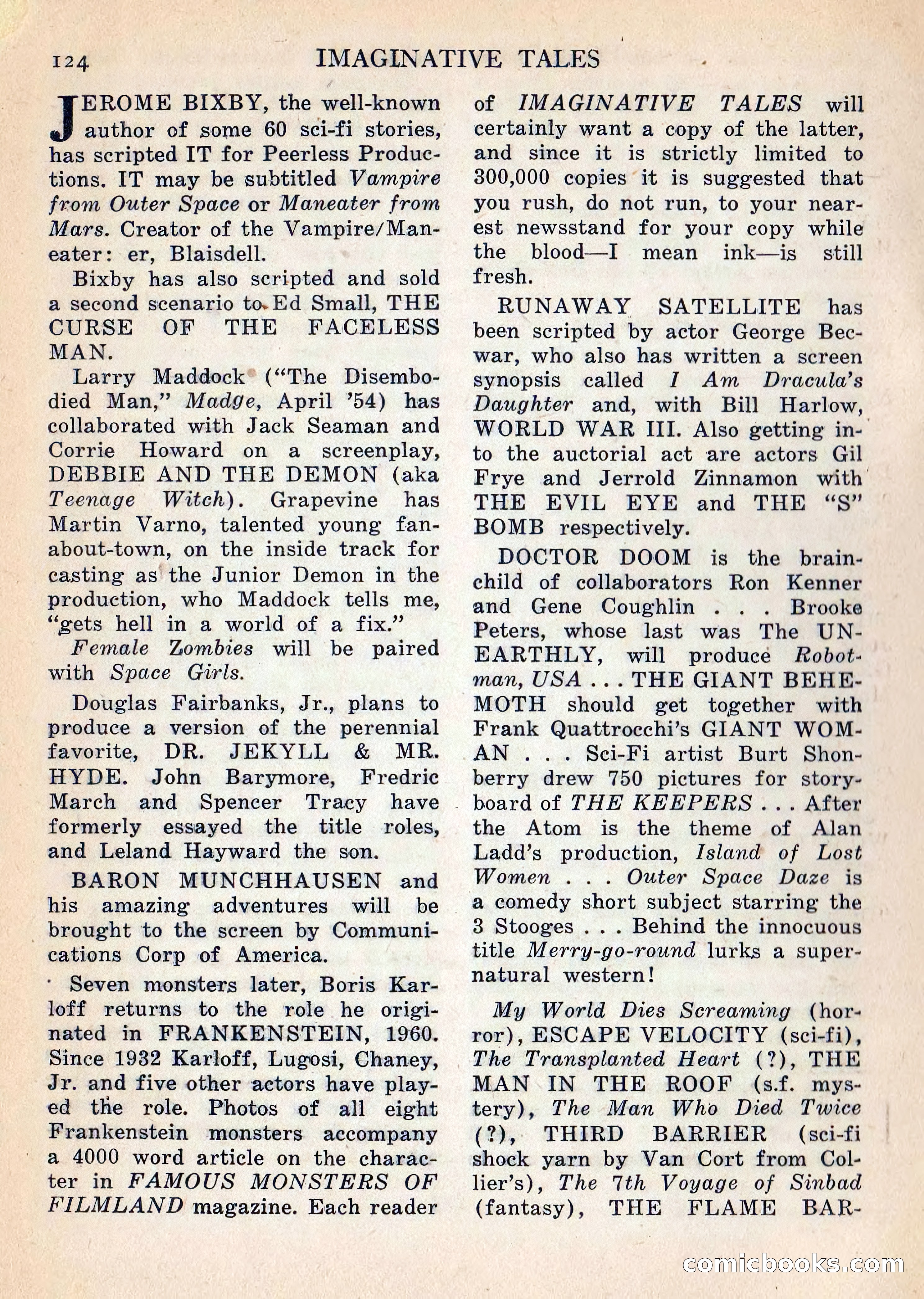 Imaginative Tales, Vol. 5, No. 3 — page 125 of 132