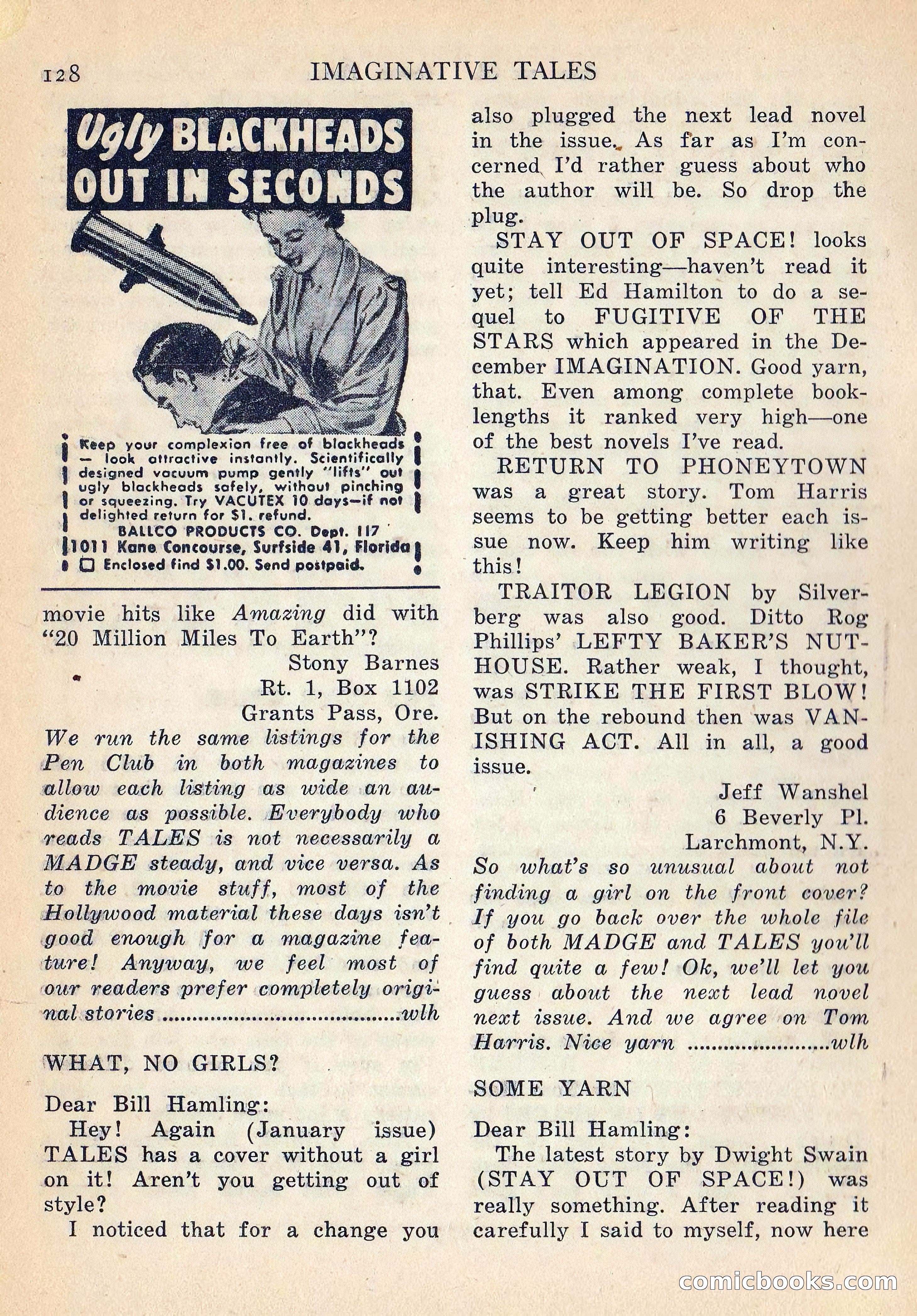 Imaginative Tales, Vol. 5, No. 3 — page 129 of 132