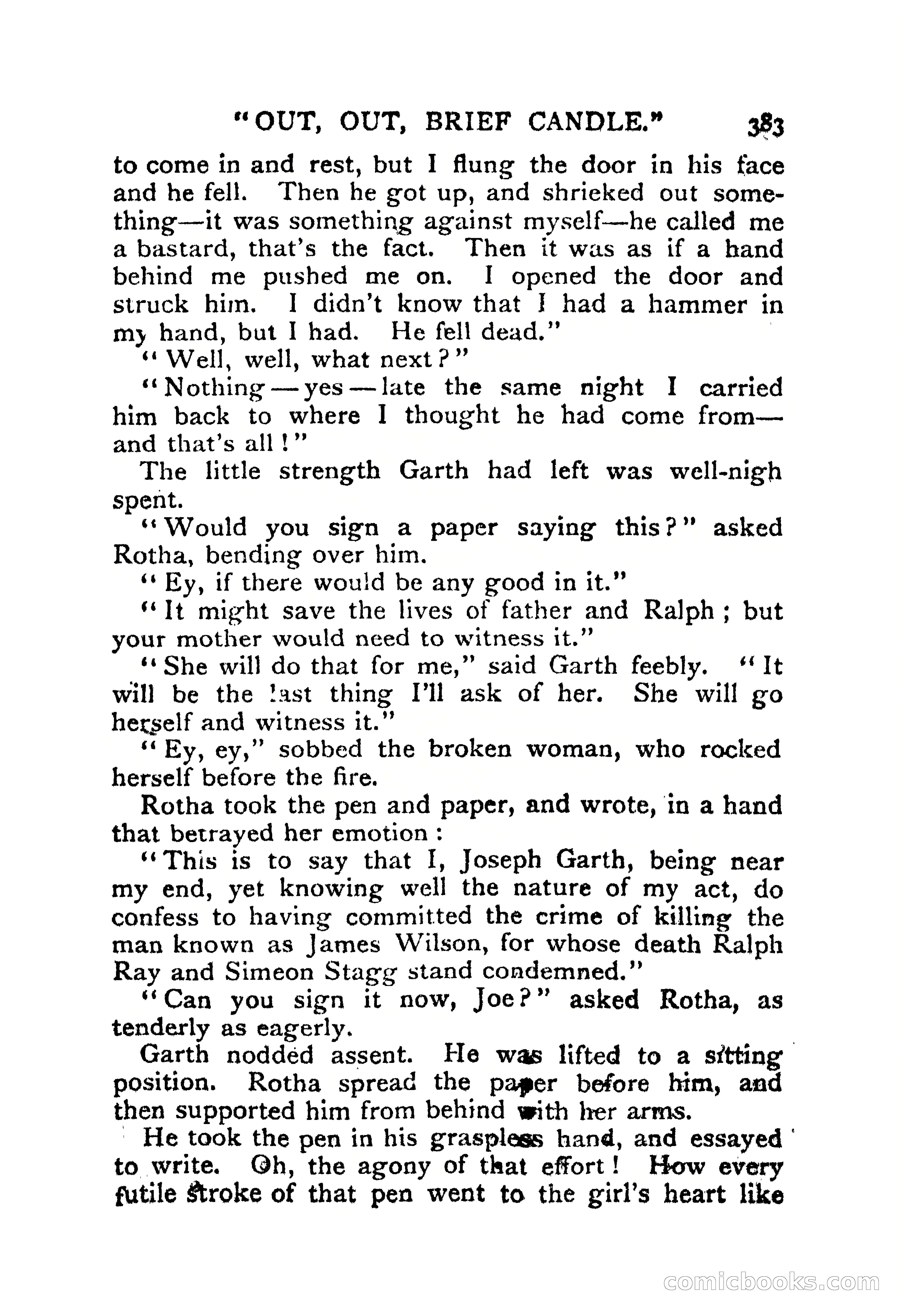 The Shadow of a Crime — page 378 of 398