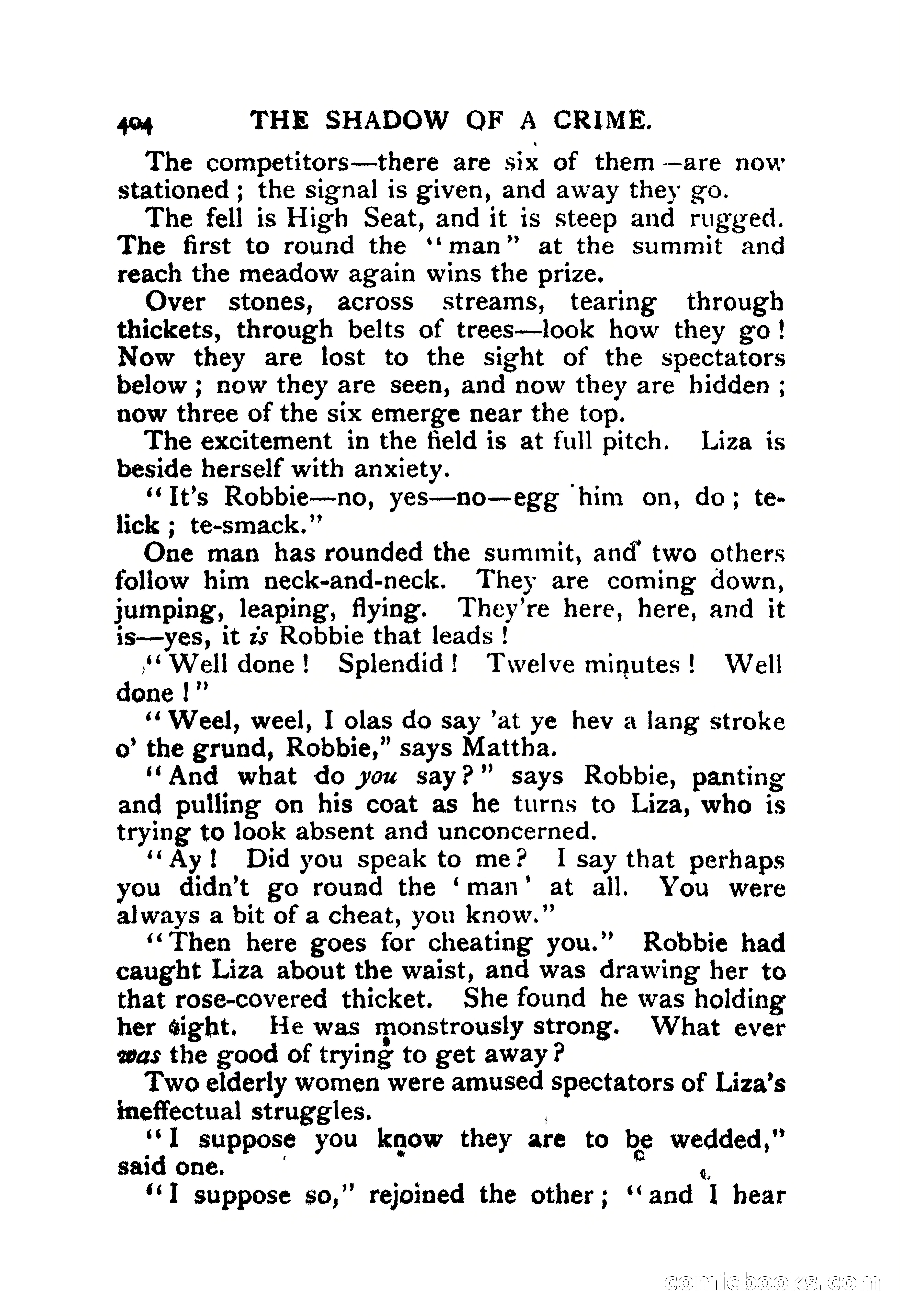 The Shadow of a Crime — page 399 of 398