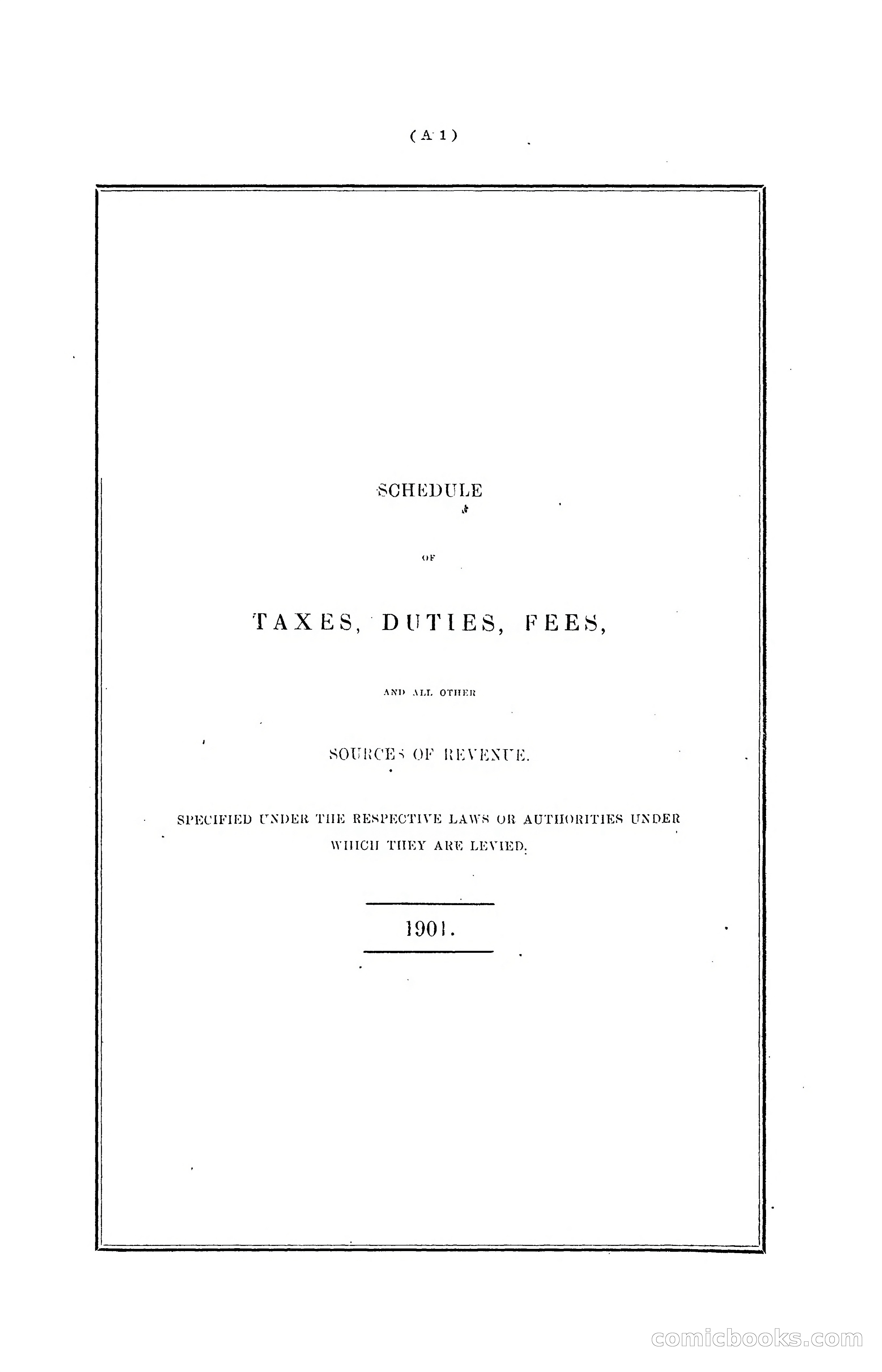 Hong Kong Blue Book for the Year, 1901 — page 9 of 370