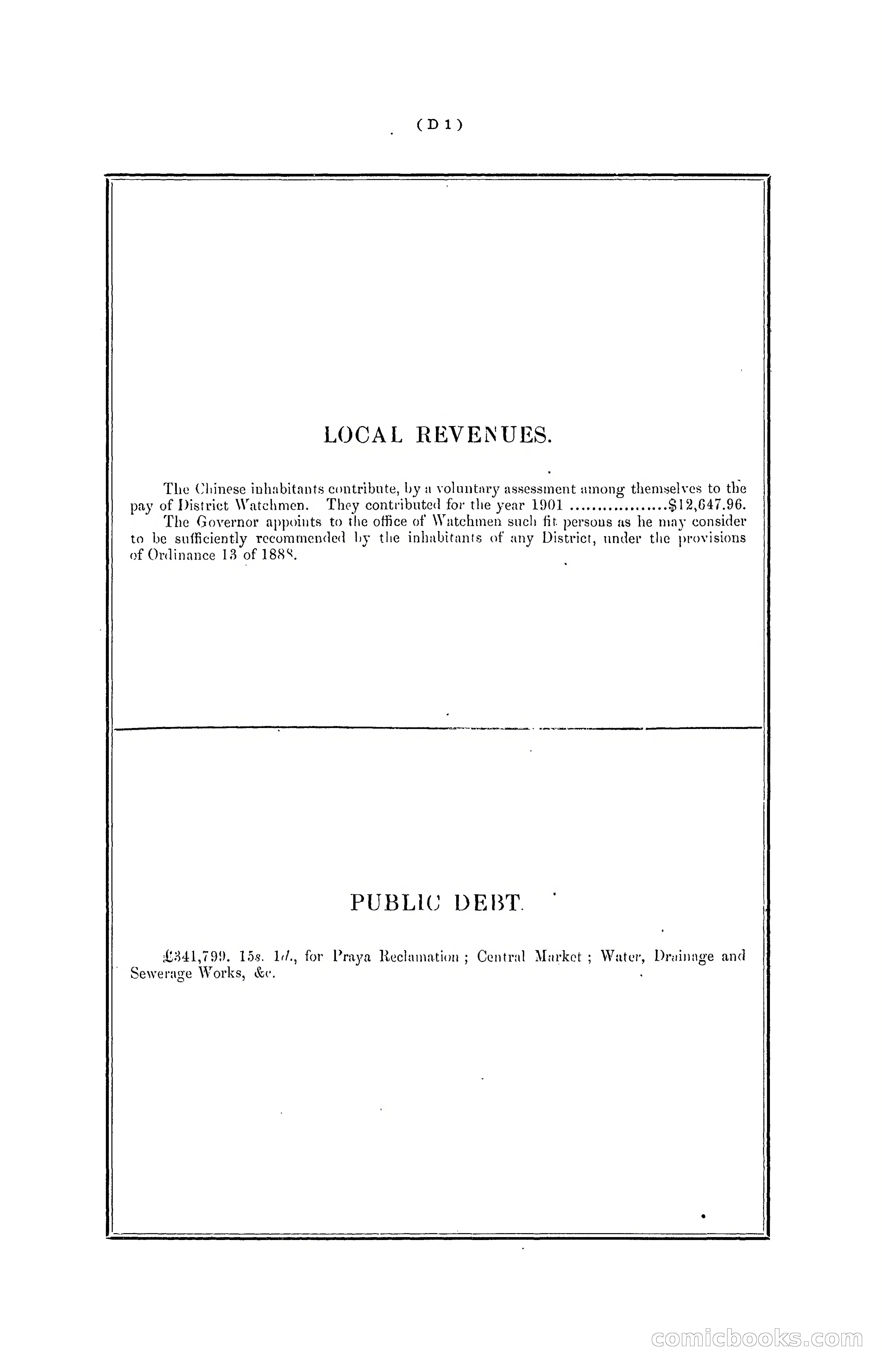 Hong Kong Blue Book for the Year, 1901 — page 65 of 370