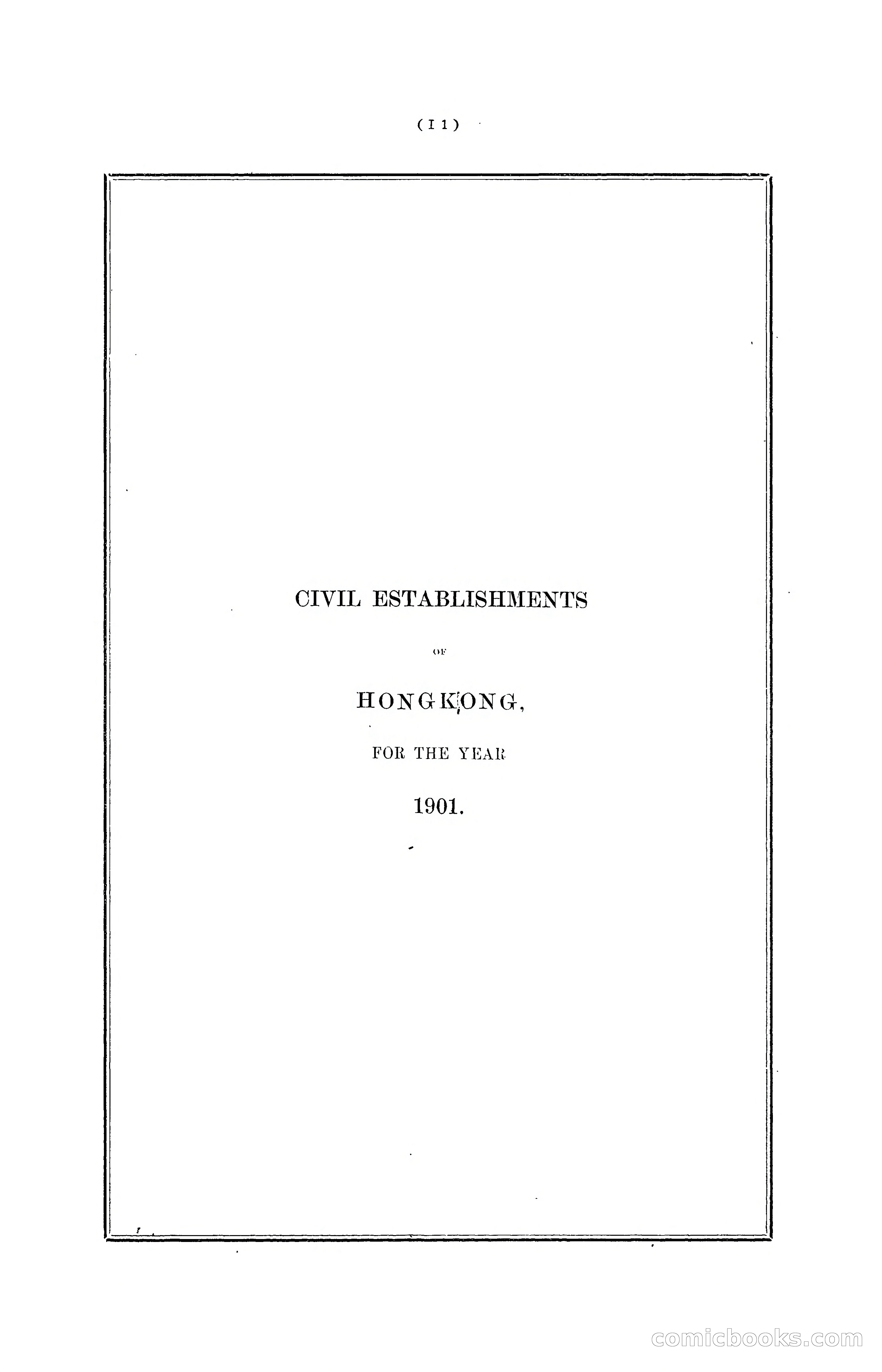 Hong Kong Blue Book for the Year, 1901 — page 105 of 370