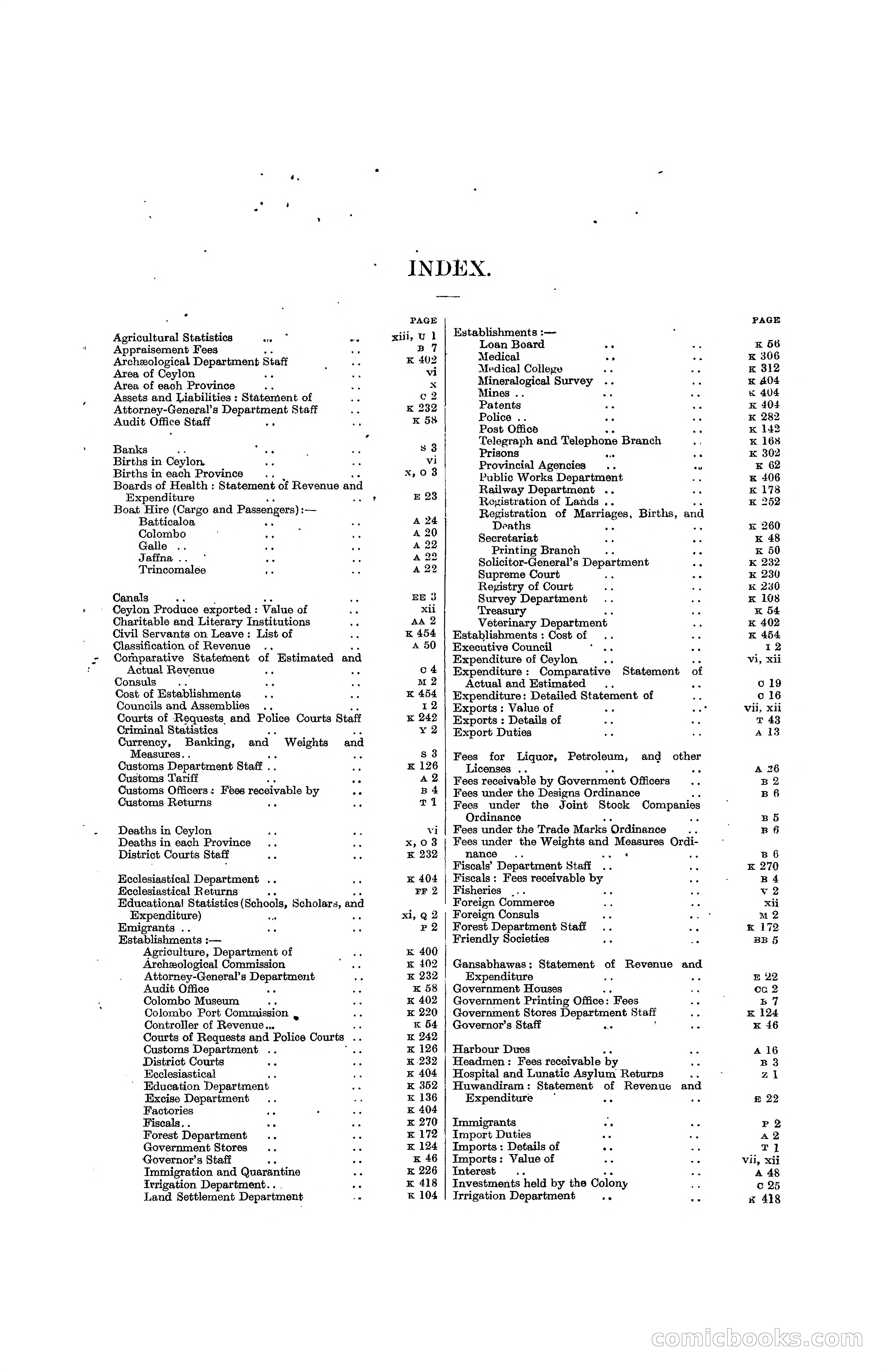 The Ceylon Blue Book, 1913 — page 5 of 398
