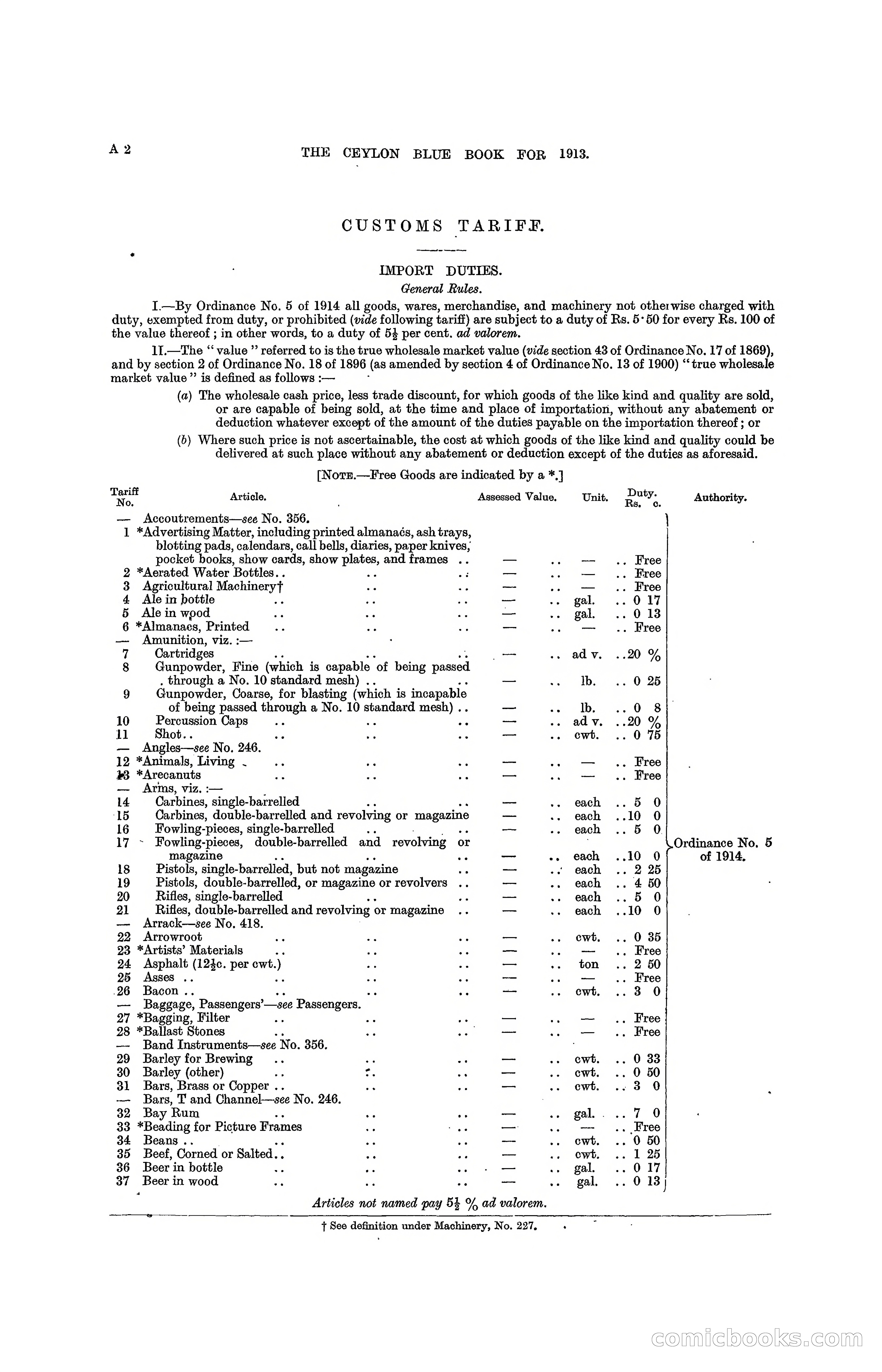 The Ceylon Blue Book, 1913 — page 18 of 398