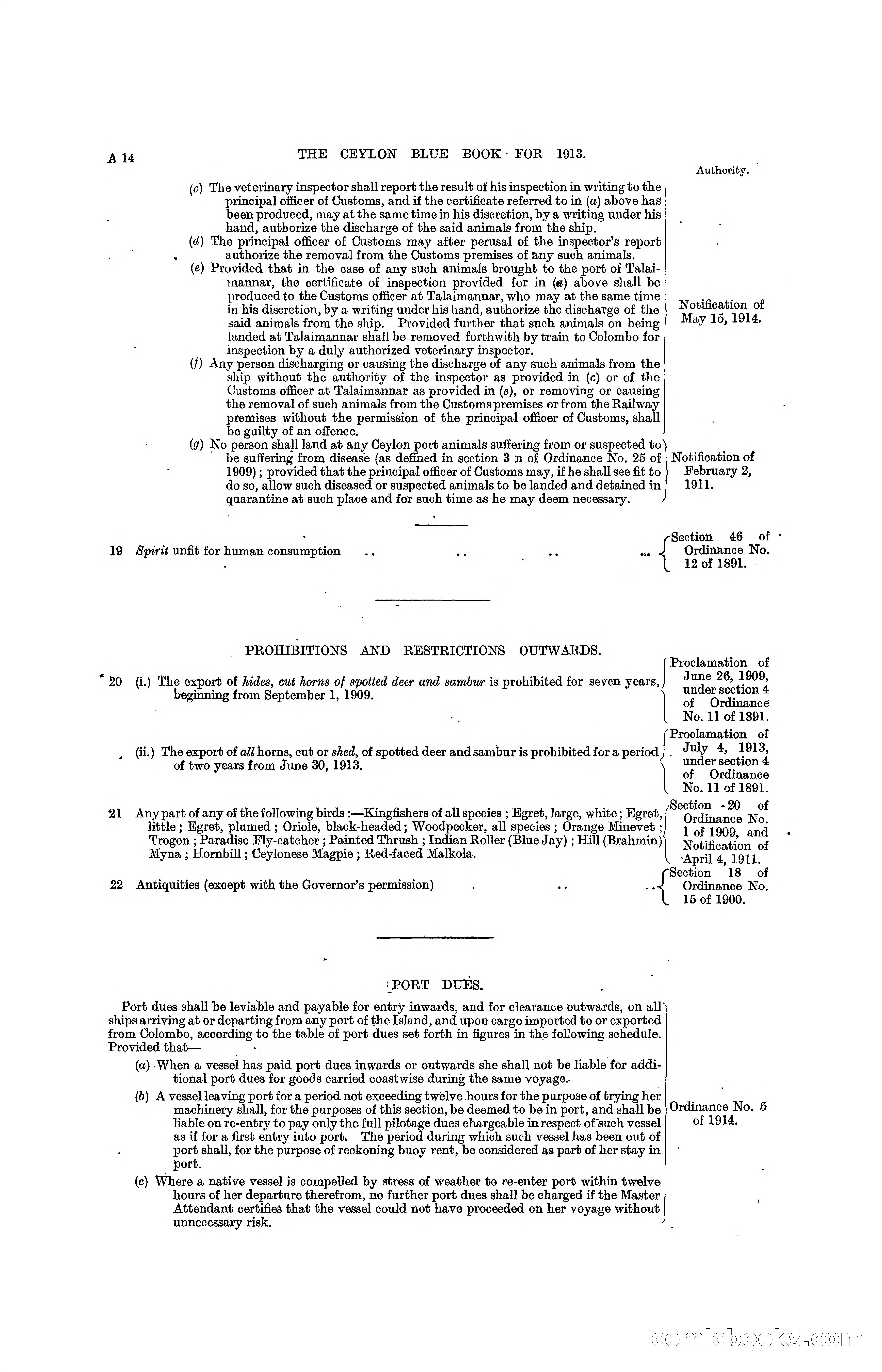 The Ceylon Blue Book, 1913 — page 30 of 398