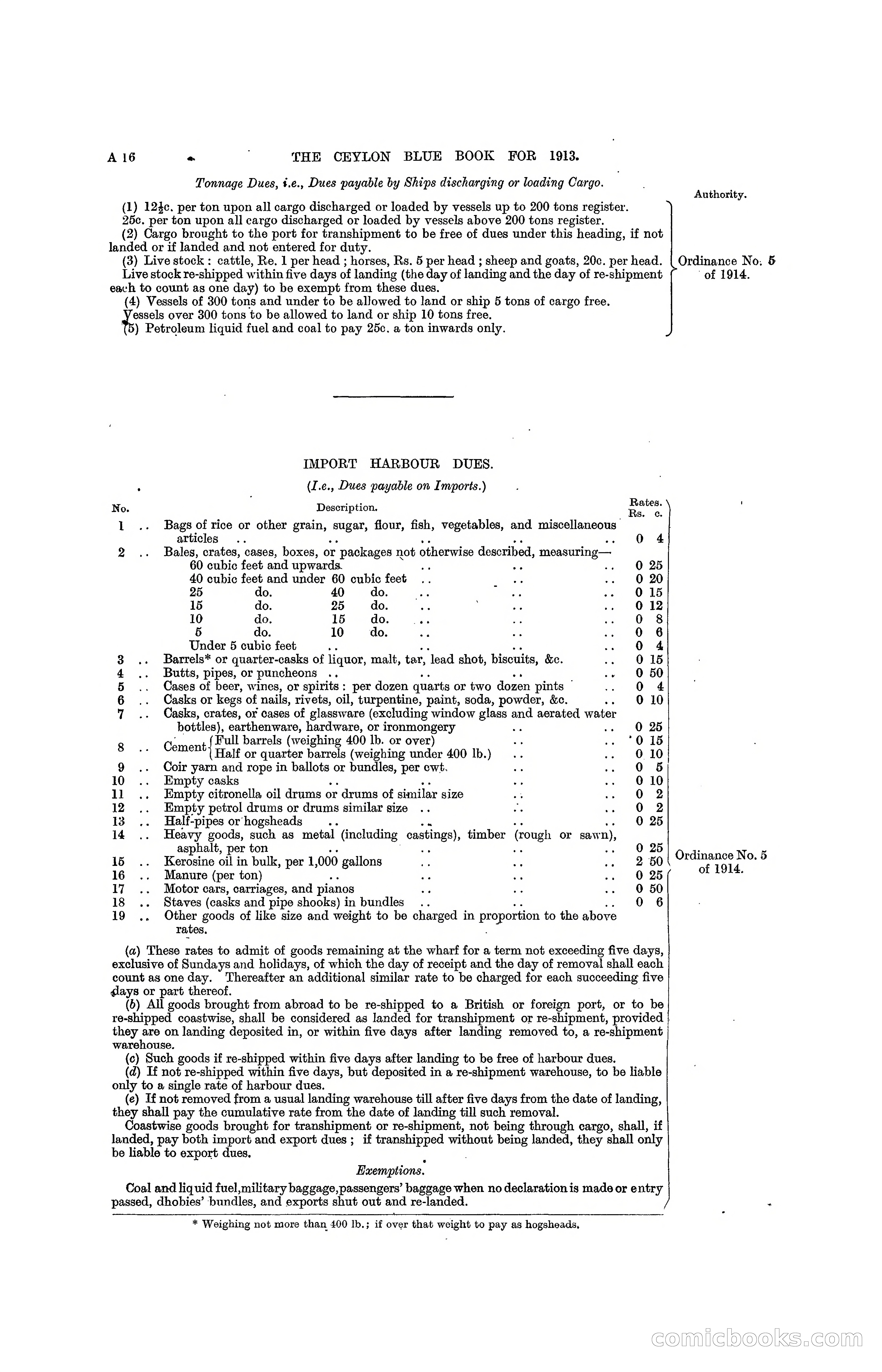 The Ceylon Blue Book, 1913 — page 32 of 398