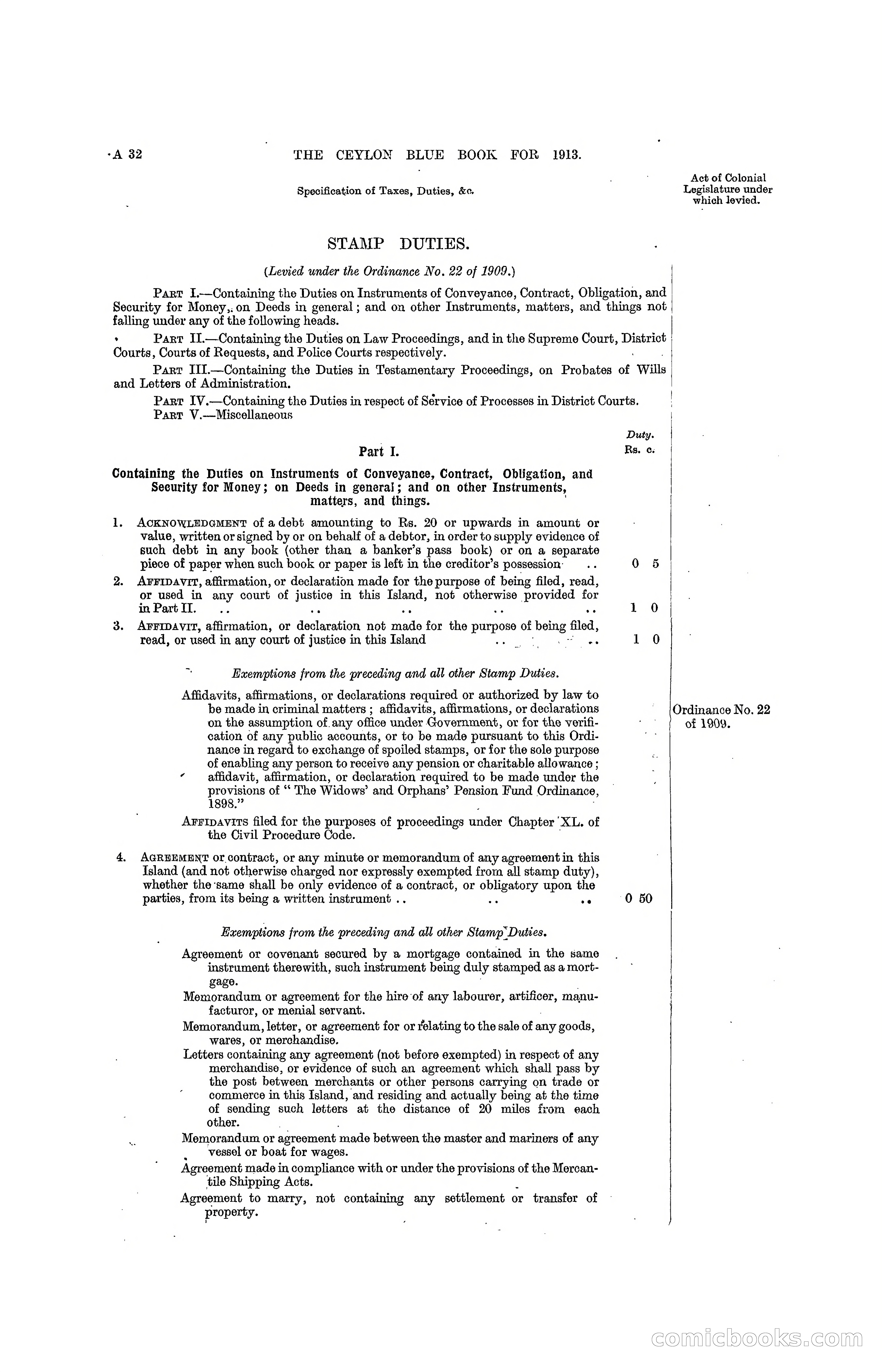 The Ceylon Blue Book, 1913 — page 48 of 398