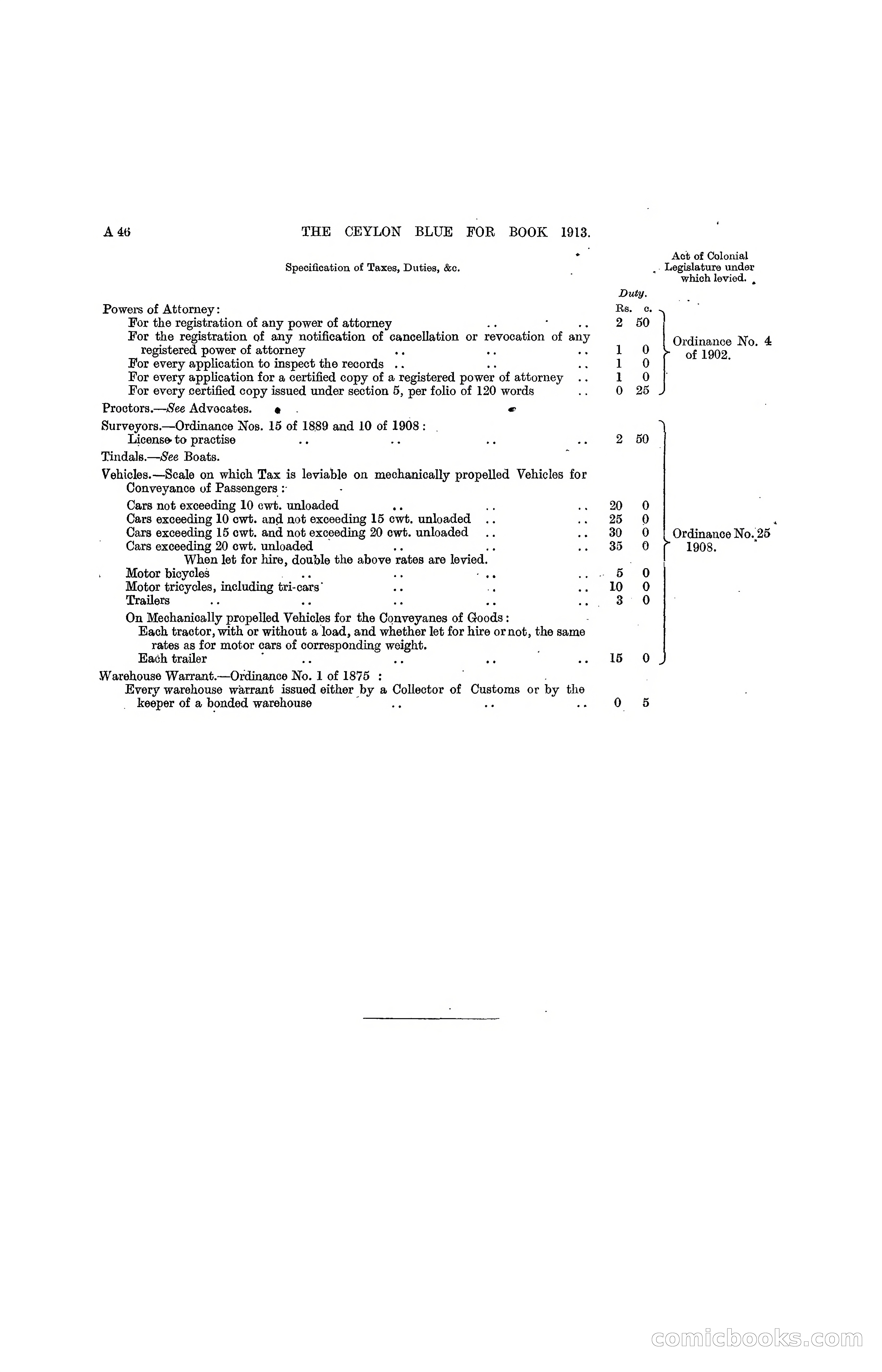 The Ceylon Blue Book, 1913 — page 62 of 398
