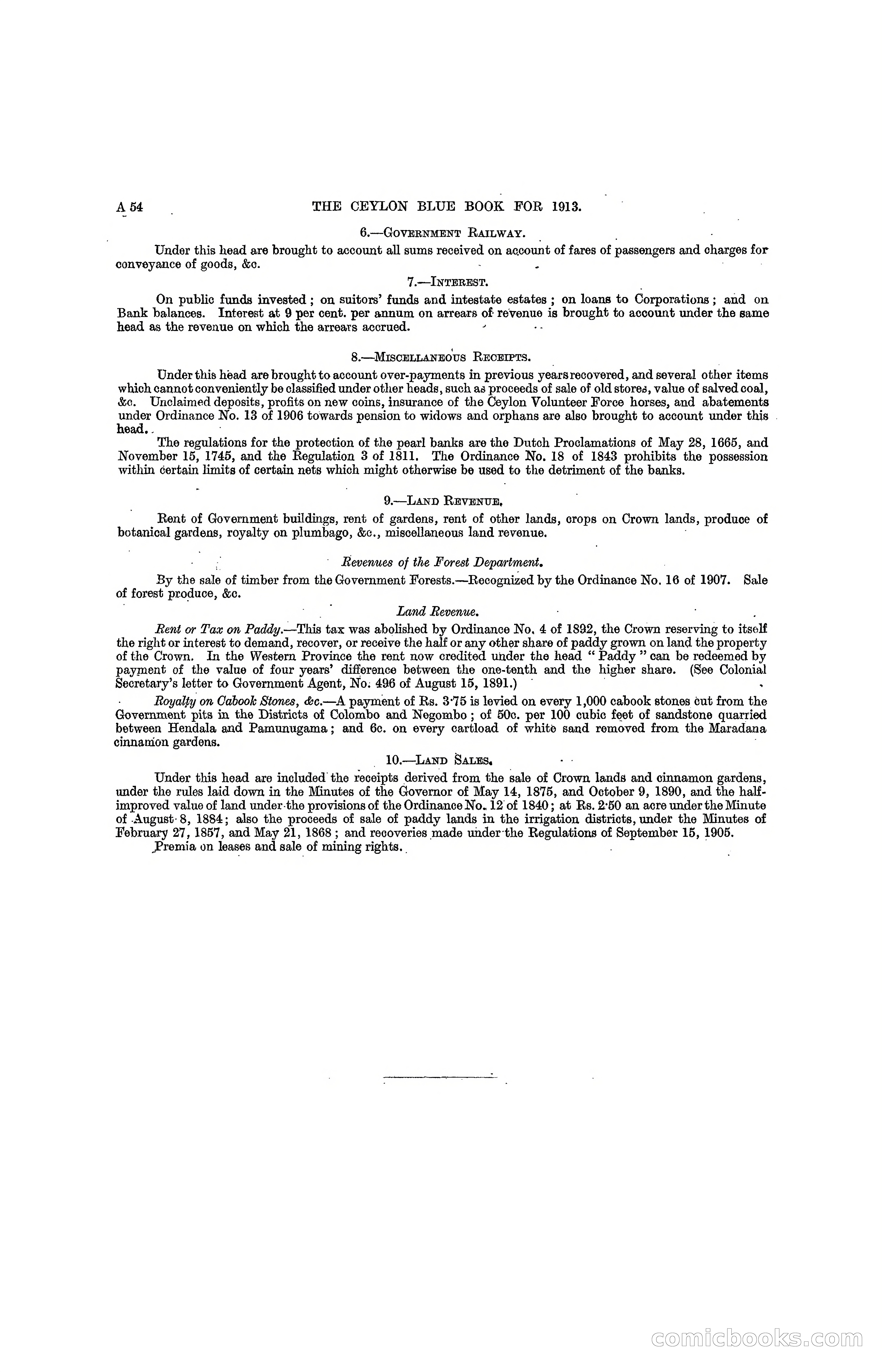 The Ceylon Blue Book, 1913 — page 70 of 398