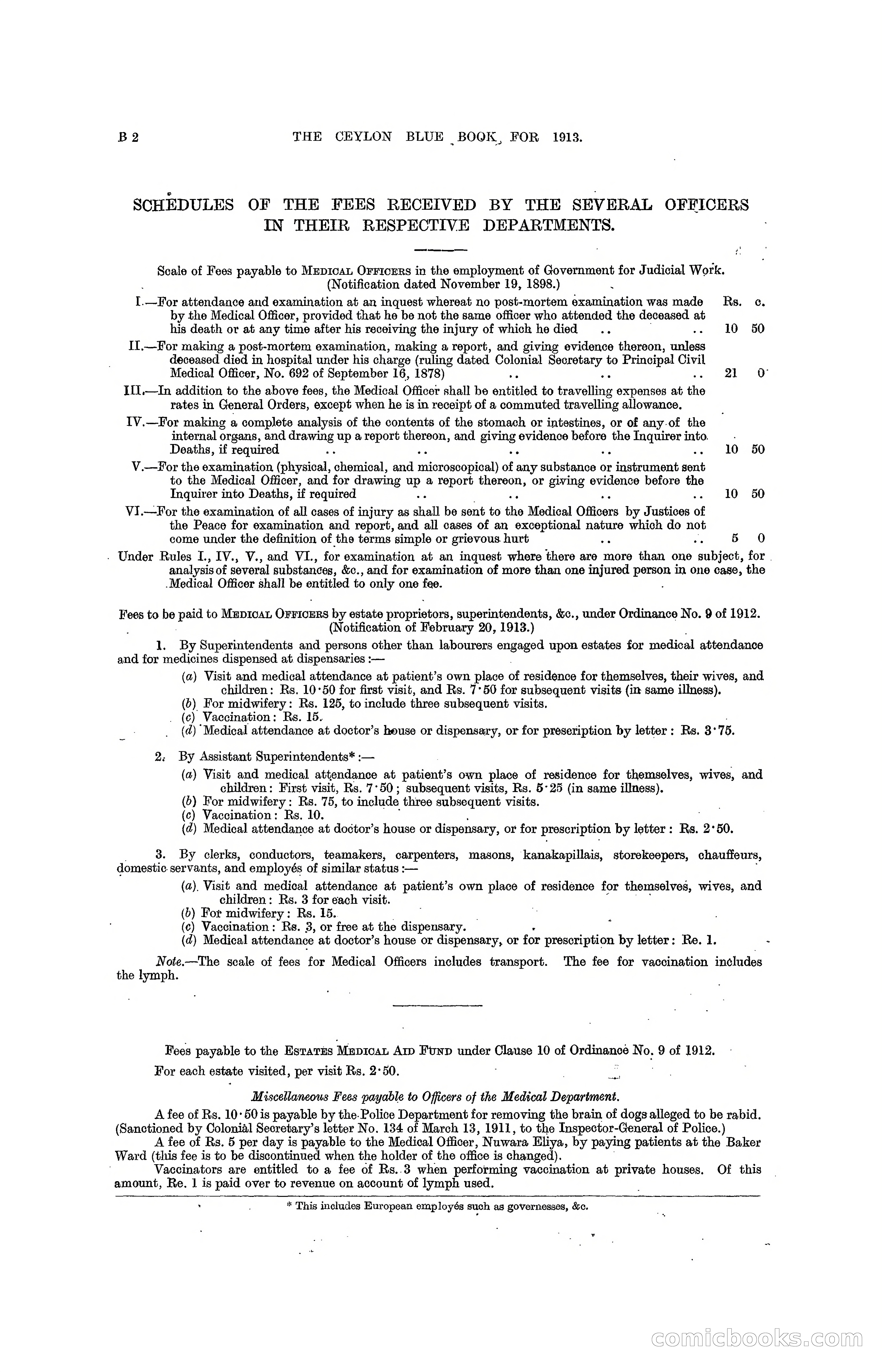 The Ceylon Blue Book, 1913 — page 72 of 398