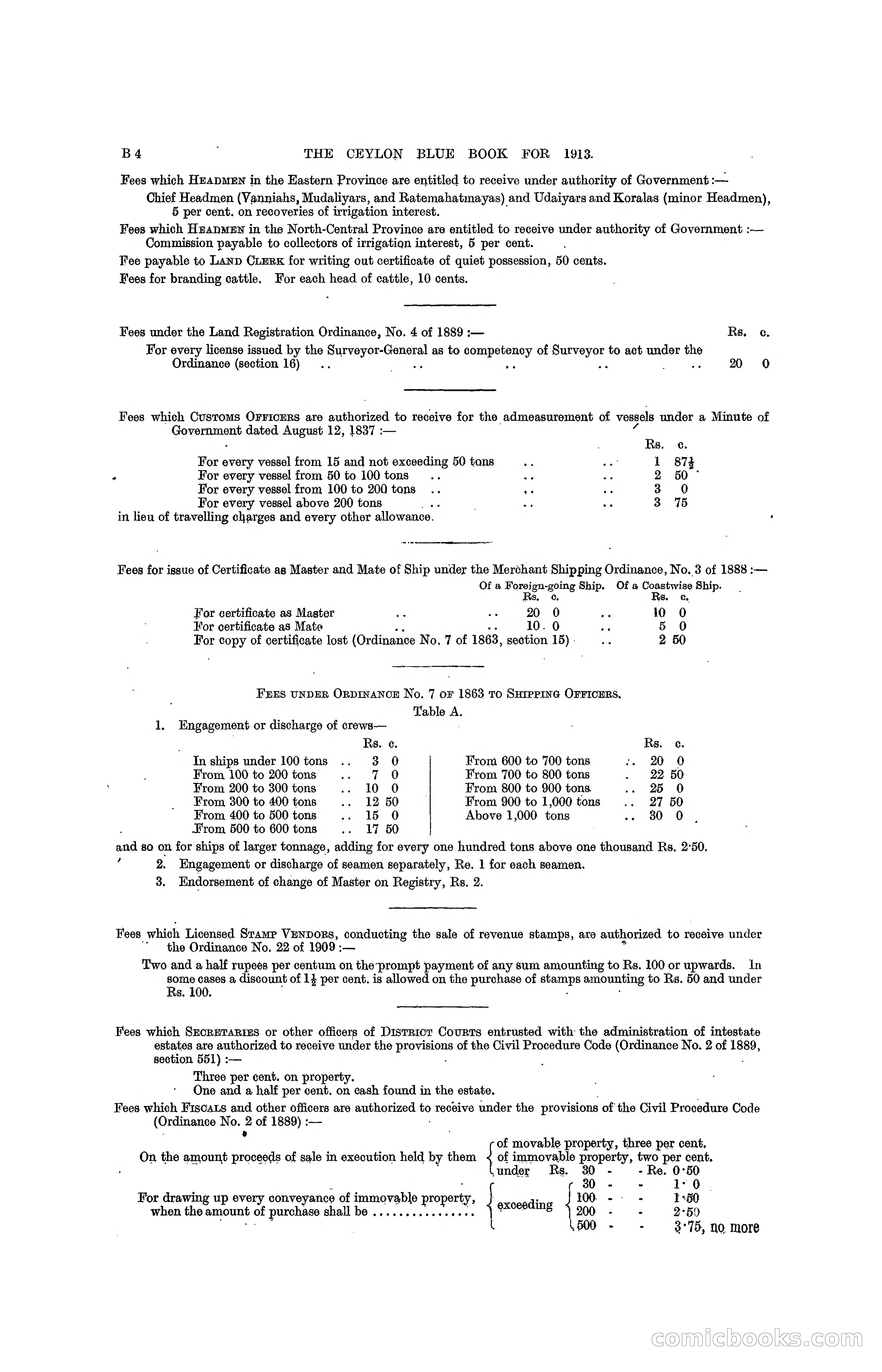 The Ceylon Blue Book, 1913 — page 74 of 398