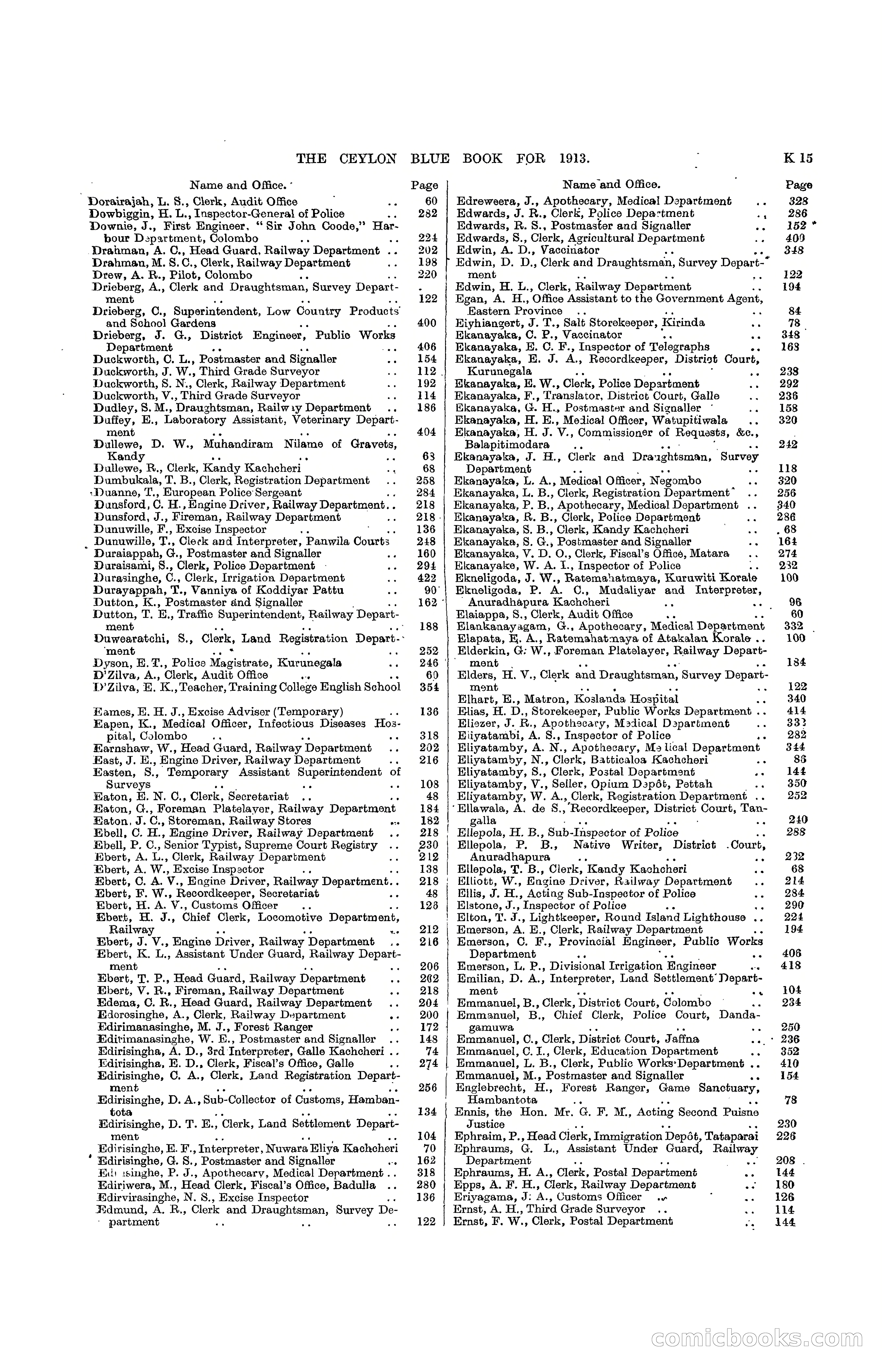 The Ceylon Blue Book, 1913 — page 235 of 398