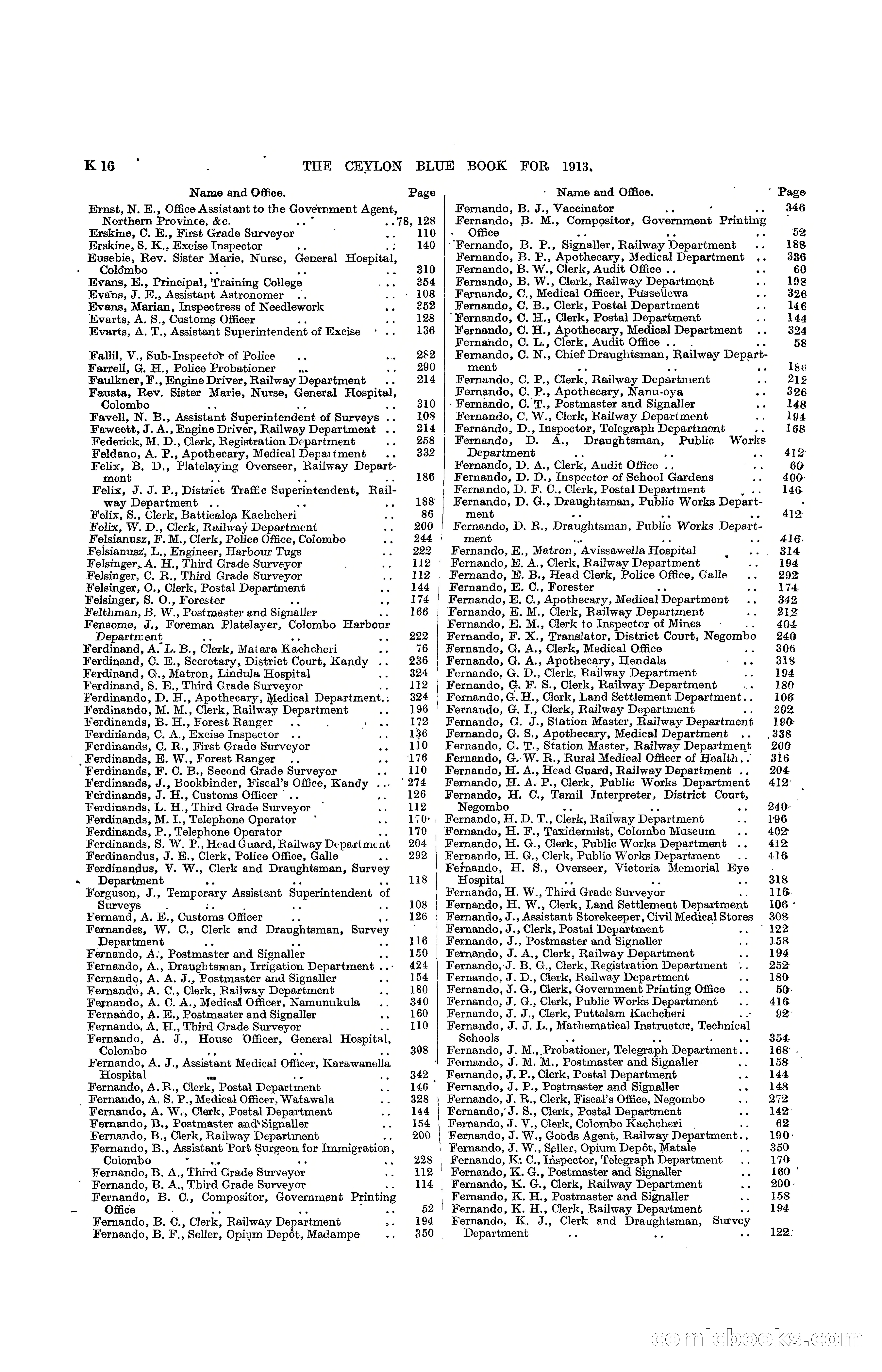 The Ceylon Blue Book, 1913 — page 236 of 398