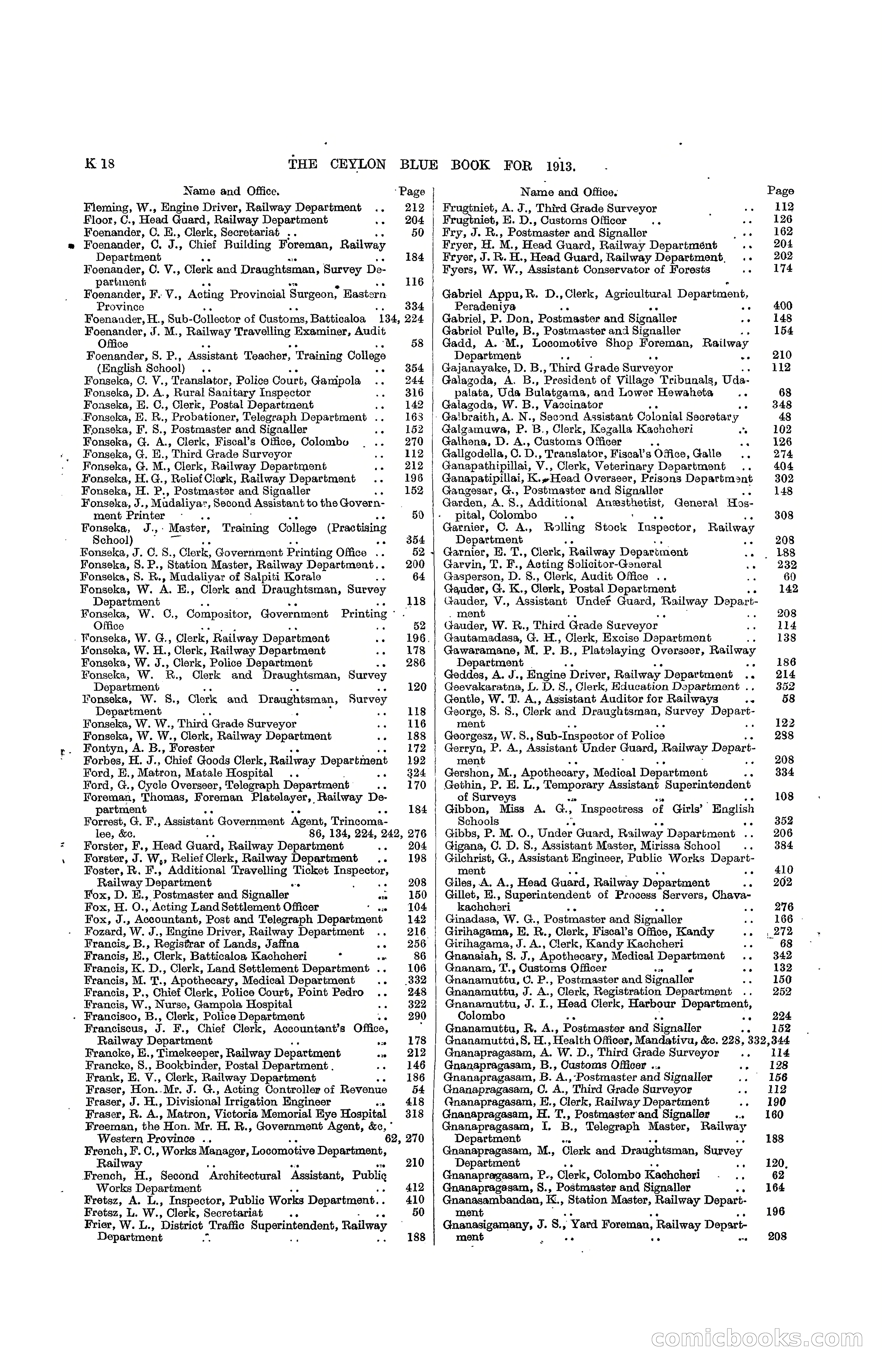 The Ceylon Blue Book, 1913 — page 238 of 398