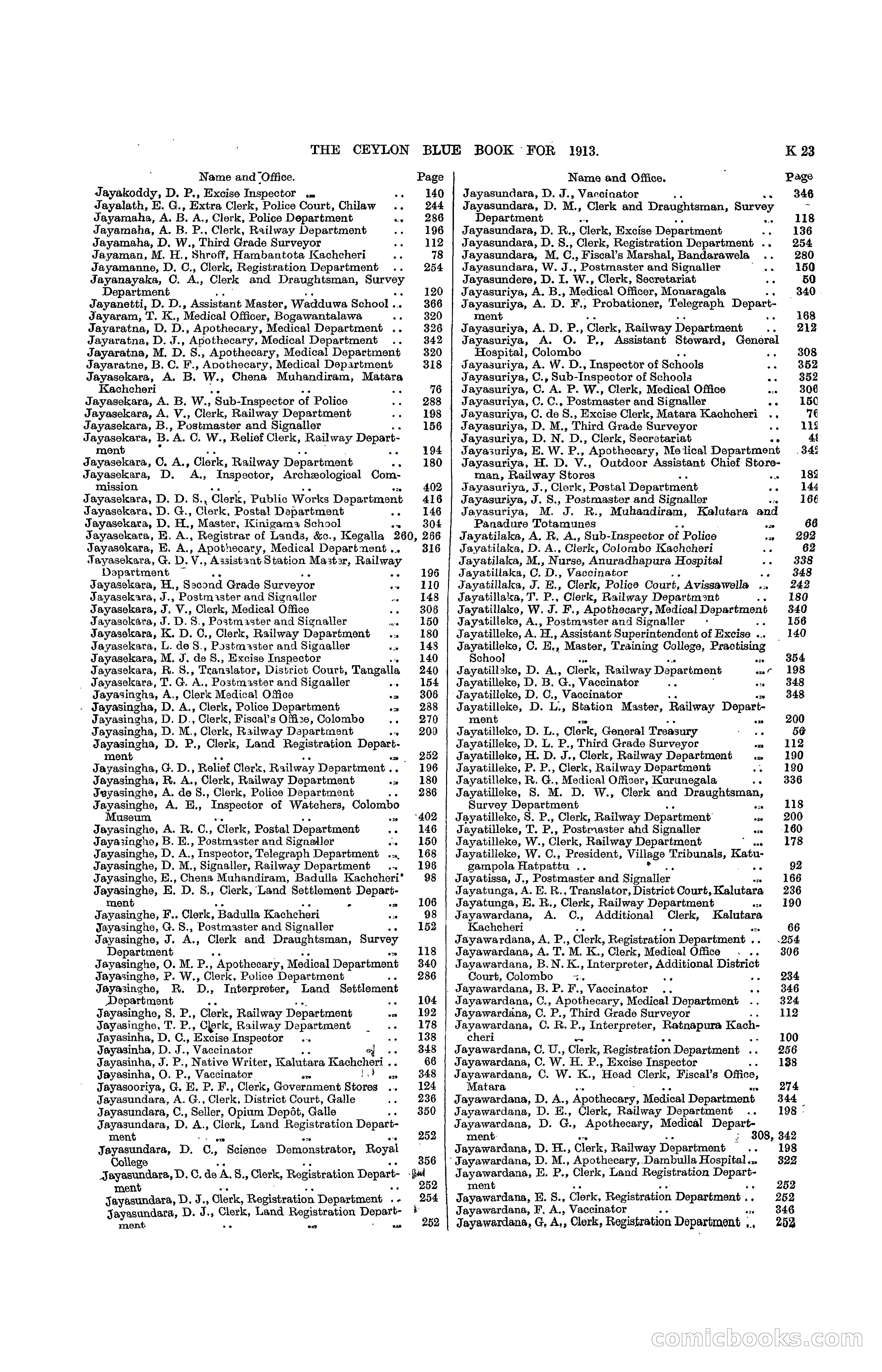 The Ceylon Blue Book, 1913 — page 243 of 398