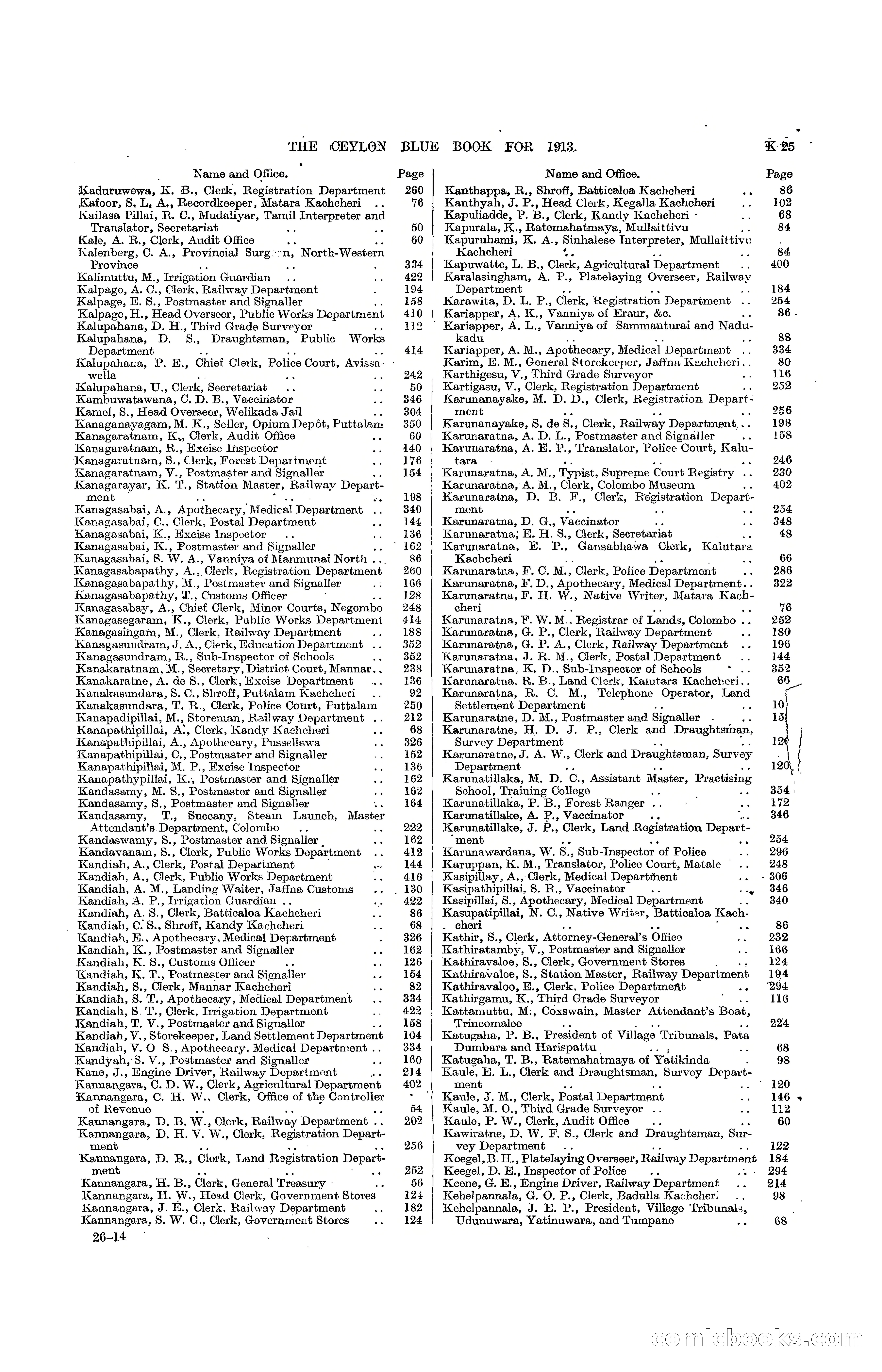 The Ceylon Blue Book, 1913 — page 245 of 398
