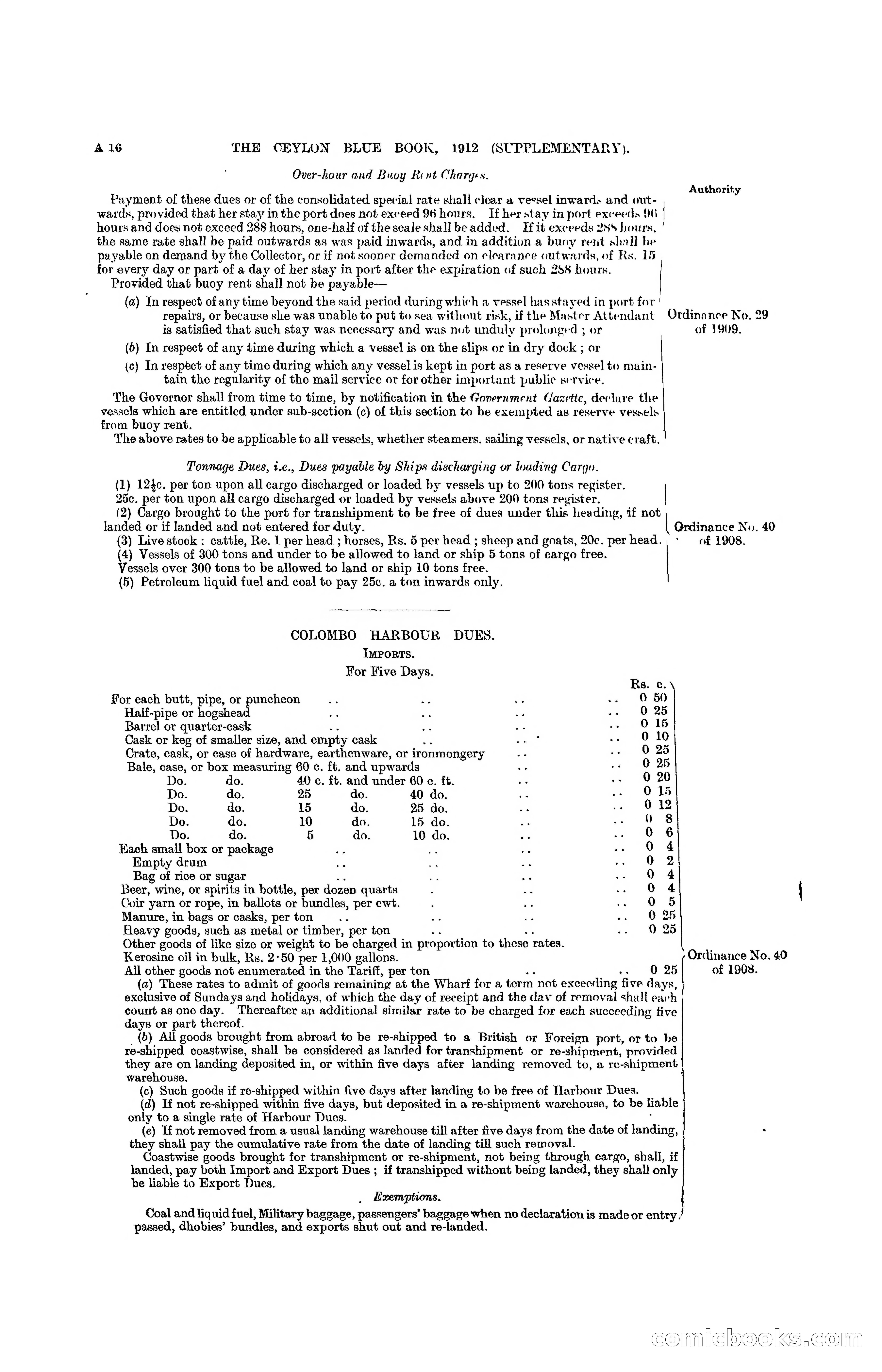 The Ceylon Blue Book, 1912 Supplementary — page 34 of 400