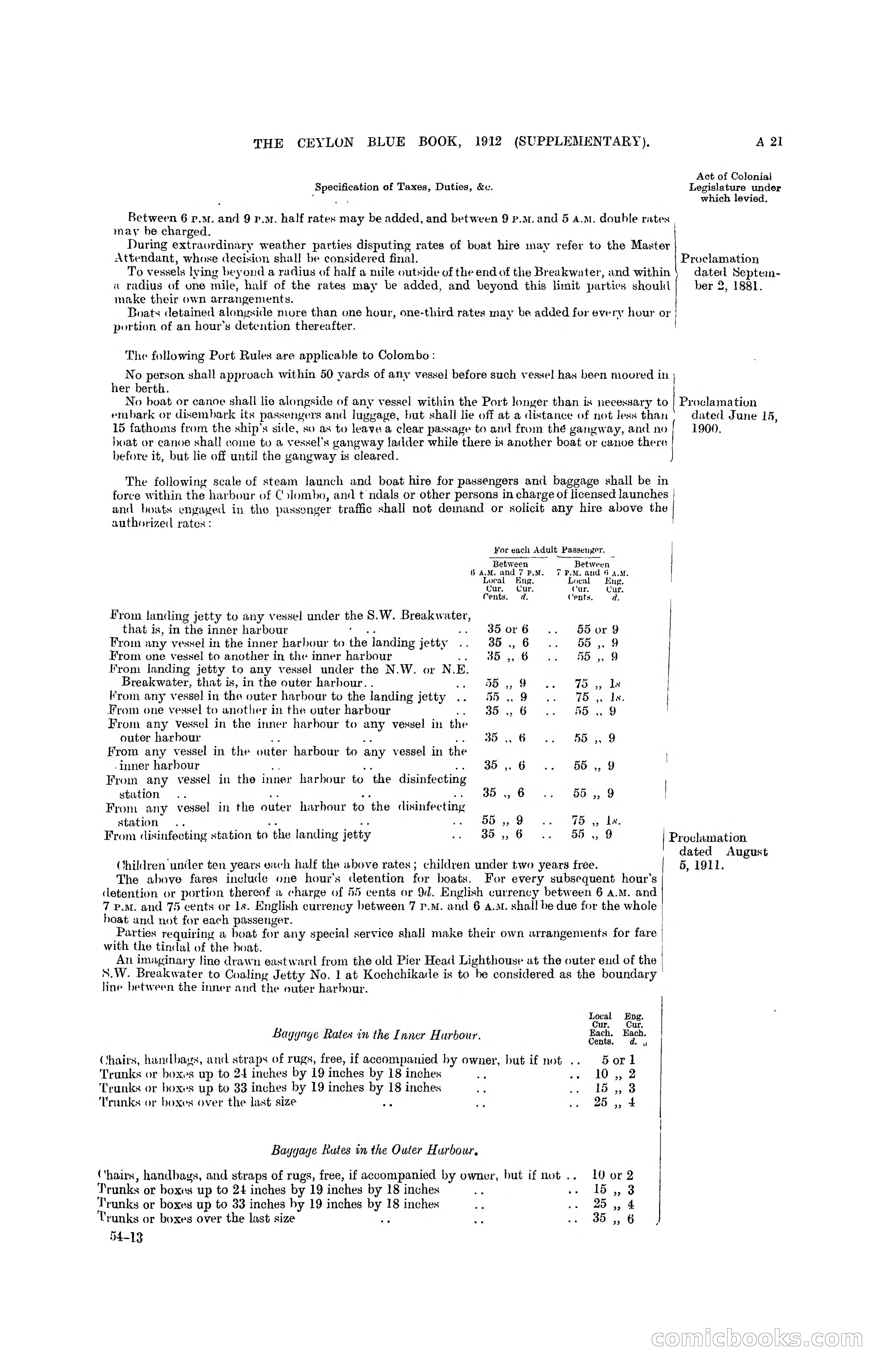 The Ceylon Blue Book, 1912 Supplementary — page 39 of 400