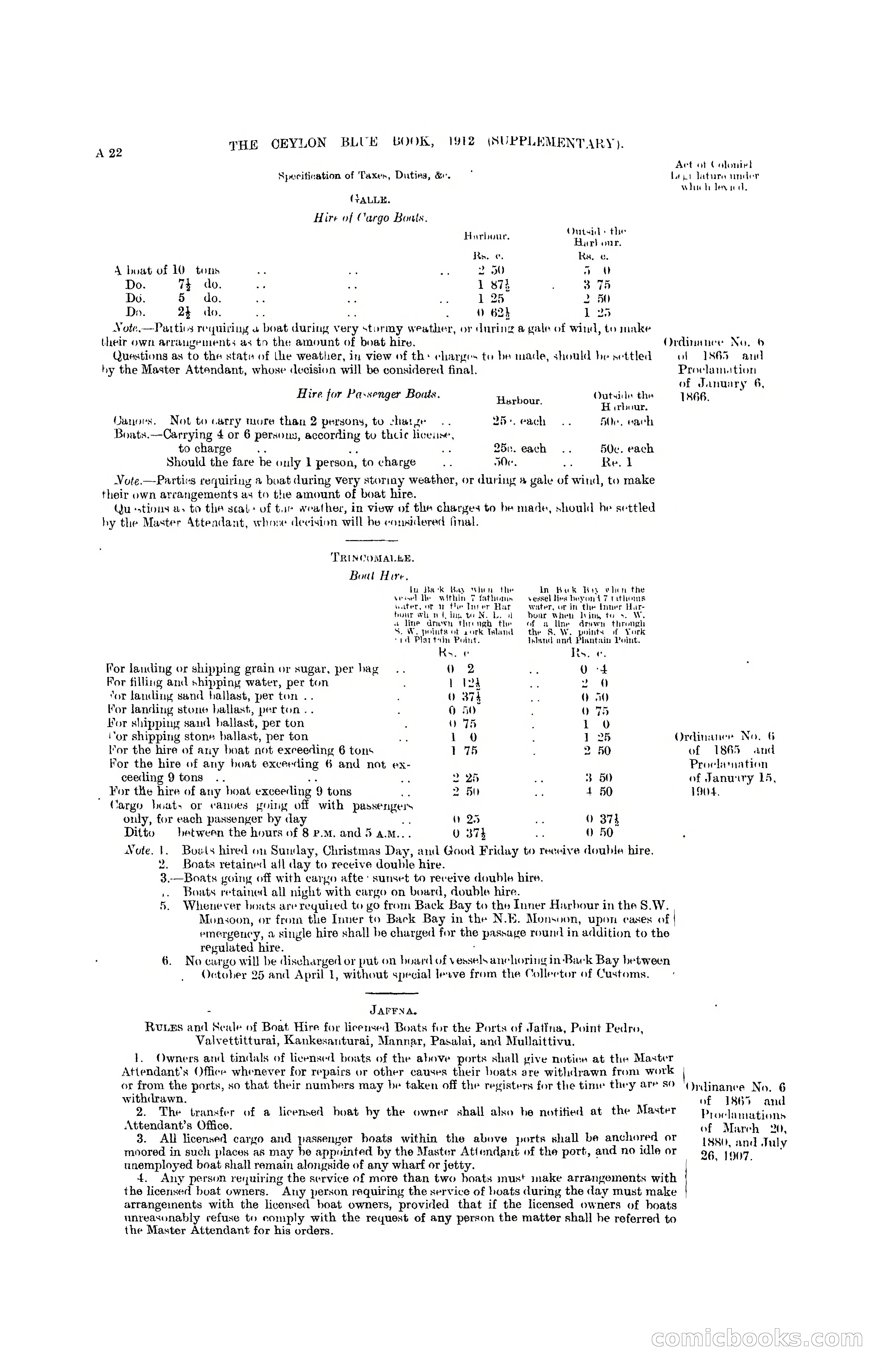The Ceylon Blue Book, 1912 Supplementary — page 40 of 400
