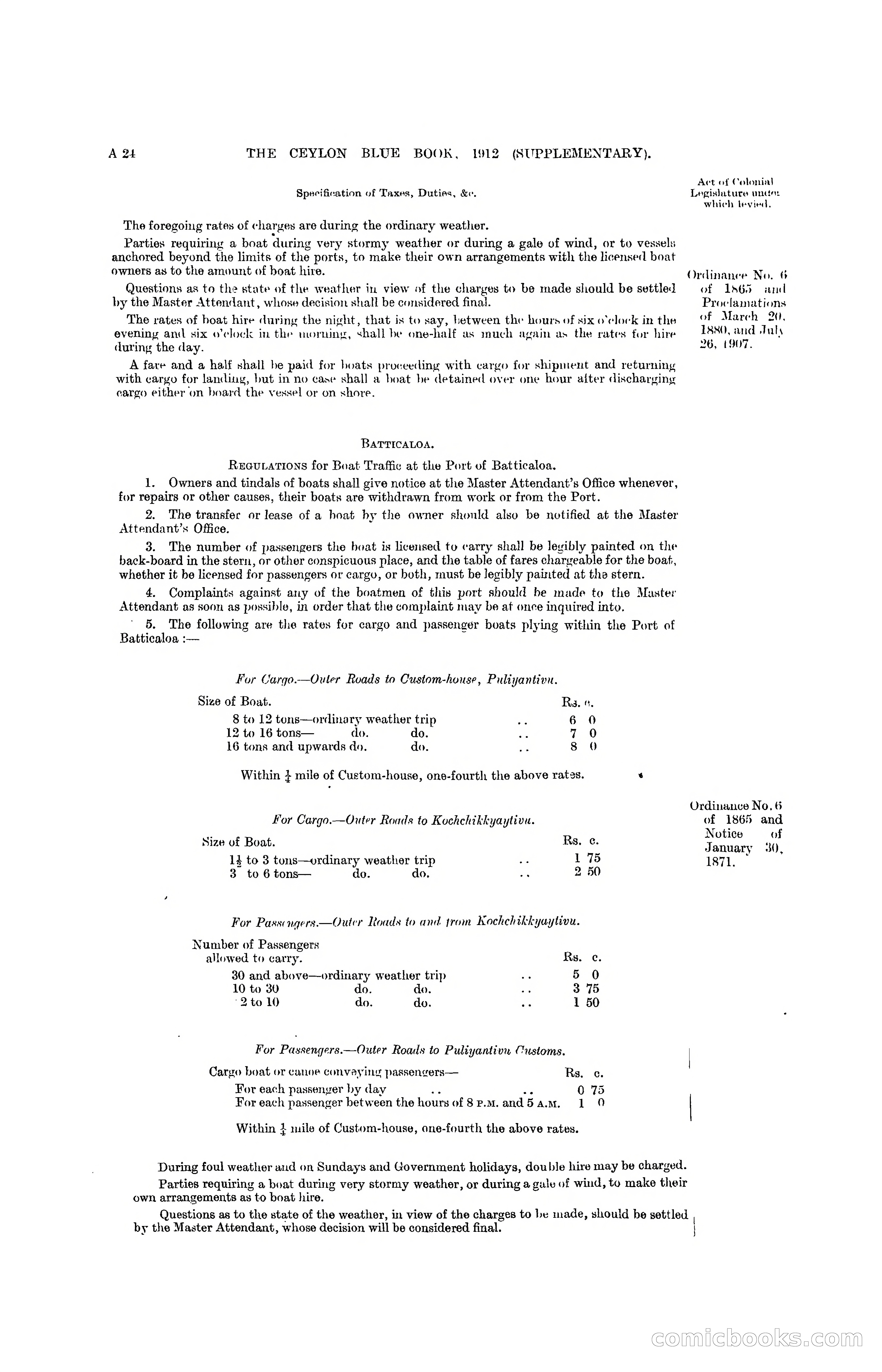 The Ceylon Blue Book, 1912 Supplementary — page 42 of 400