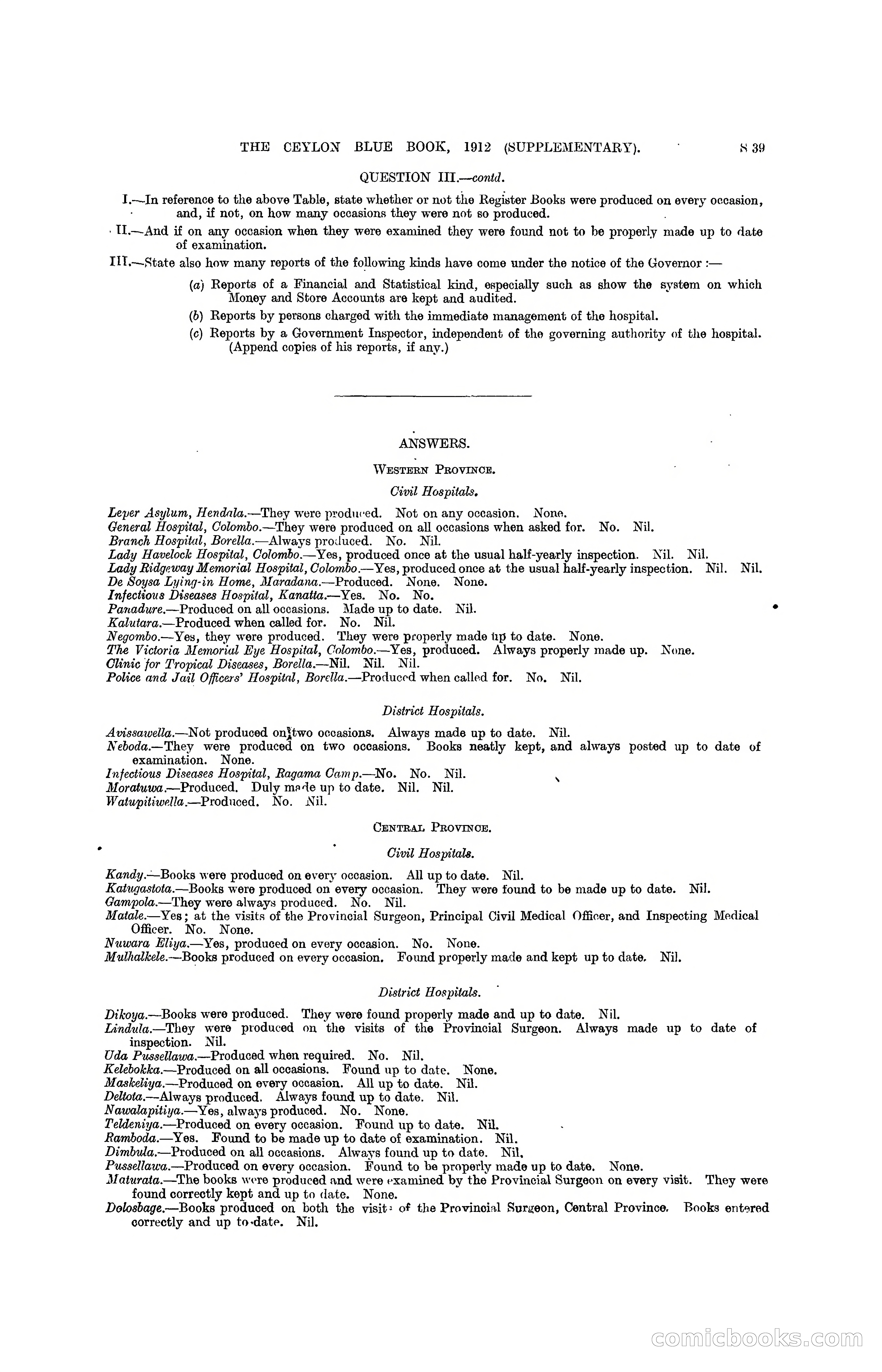 The Ceylon Blue Book, 1912 Supplementary — page 337 of 400