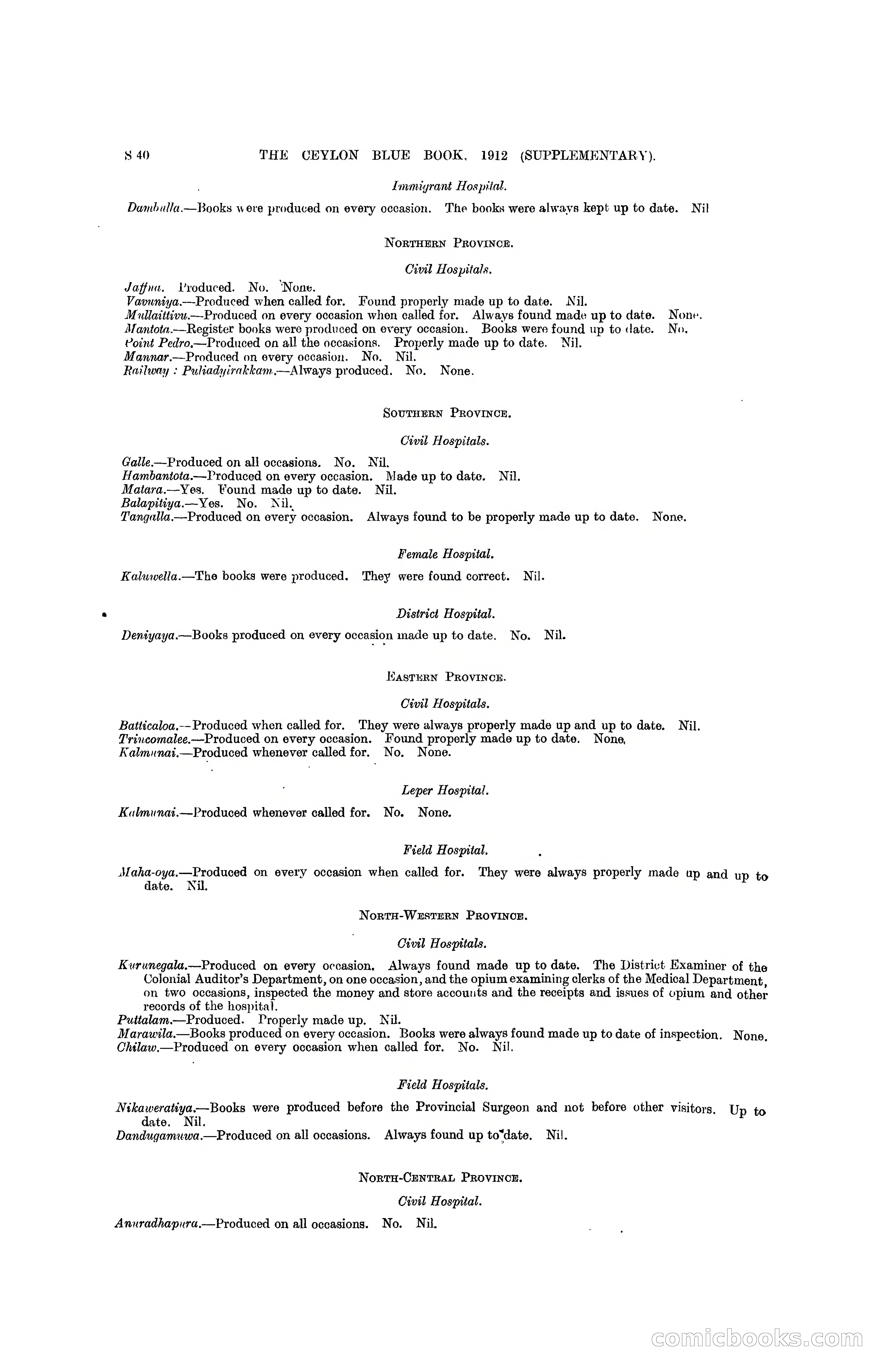 The Ceylon Blue Book, 1912 Supplementary — page 338 of 400
